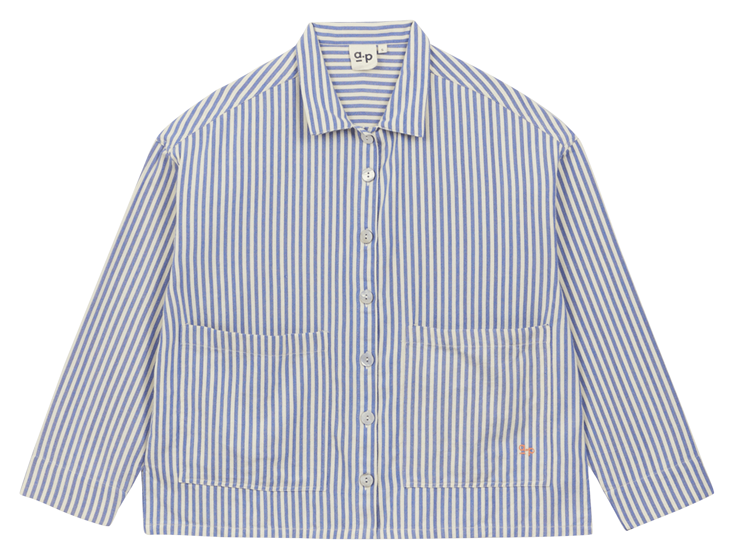 Loose-fit cotton shirt A.P Blue