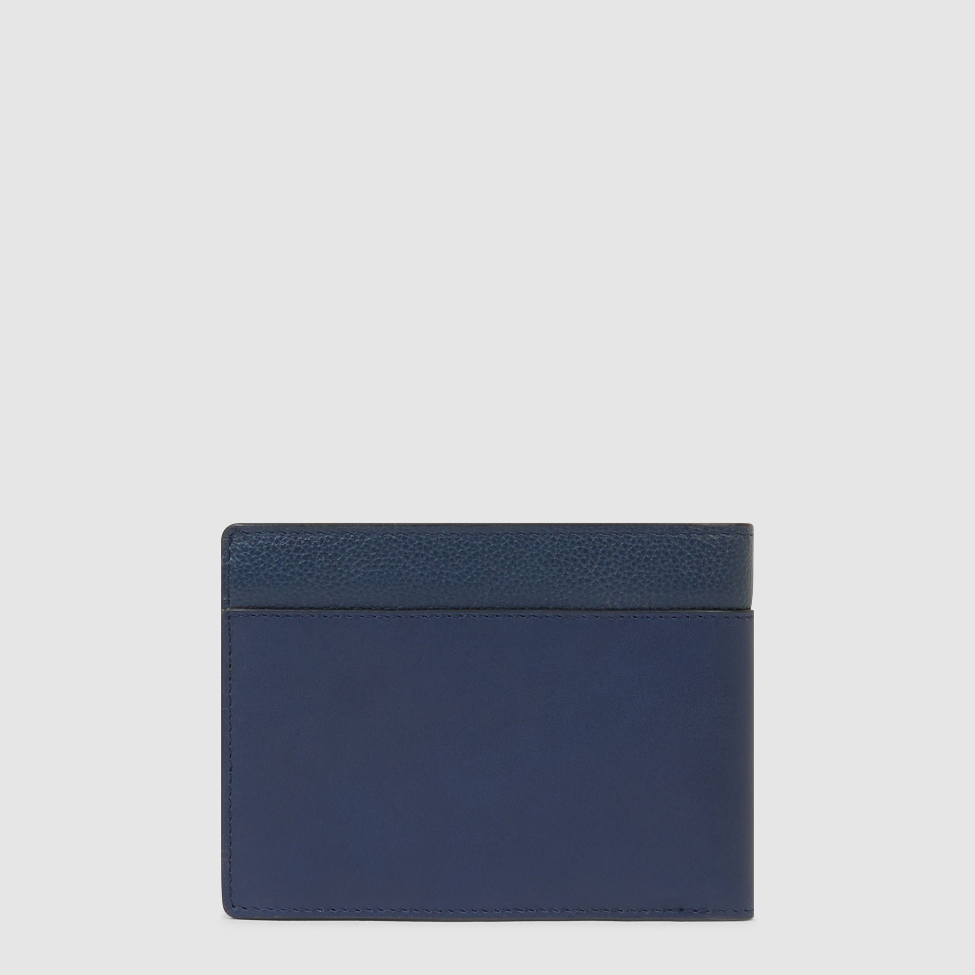 Babylon leather wallet PIQUADRO Blue