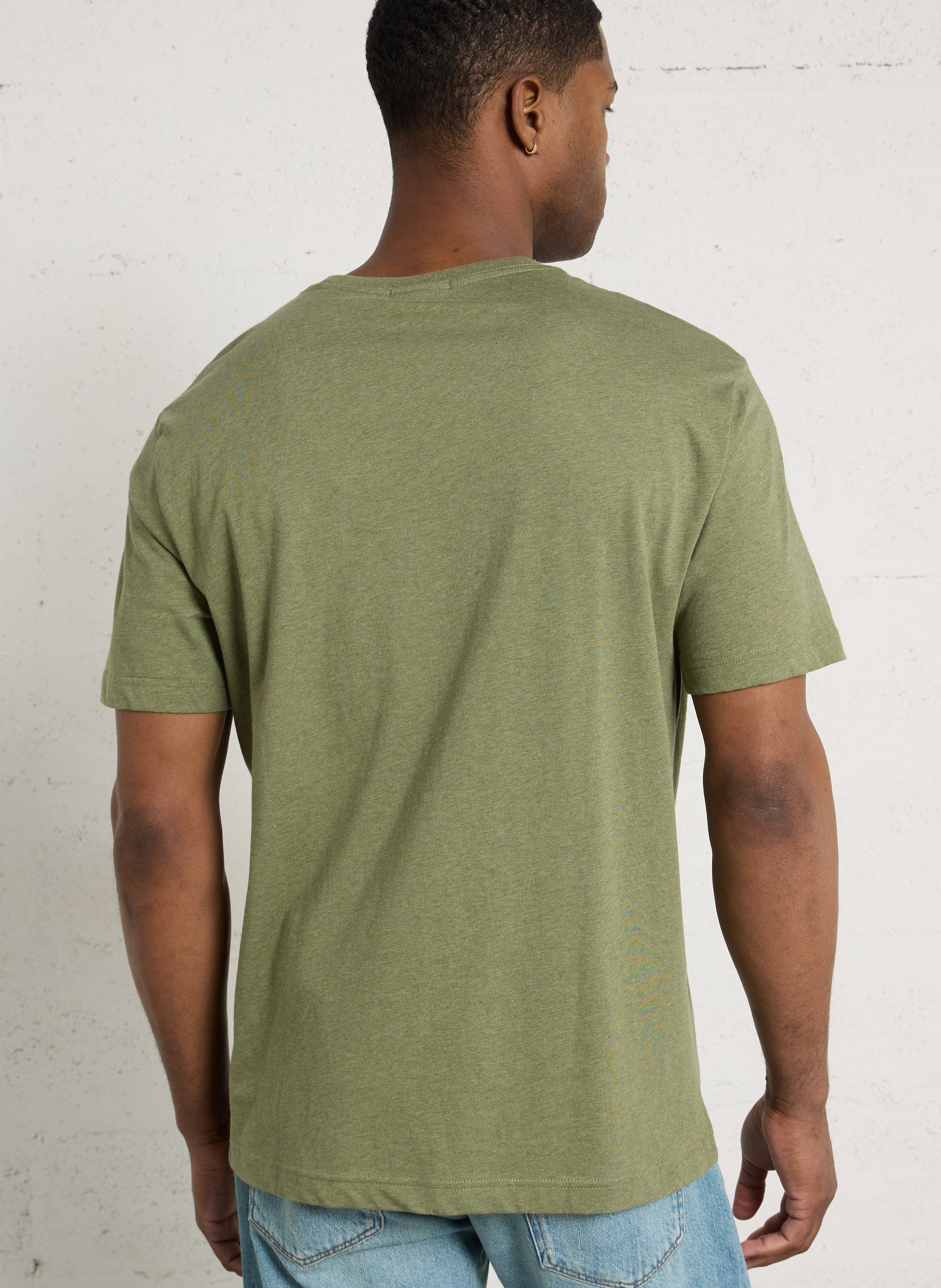 T-Shirt aus Baumwolle mit Rundhalsausschnitt GANT Khaki