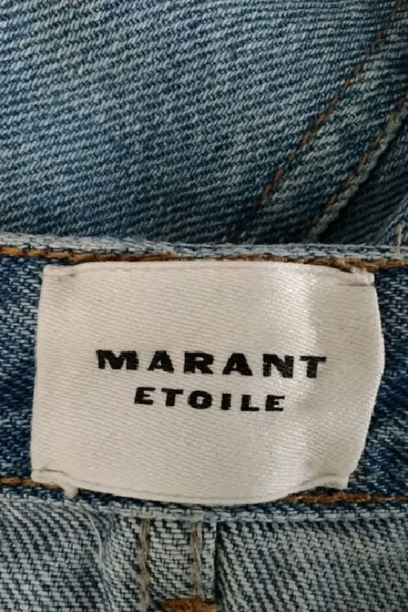 - Straight-leg jeans
- 5 pockets
- Straight cut
- Faded effect ISABEL MARANT - Seconde Main Blue