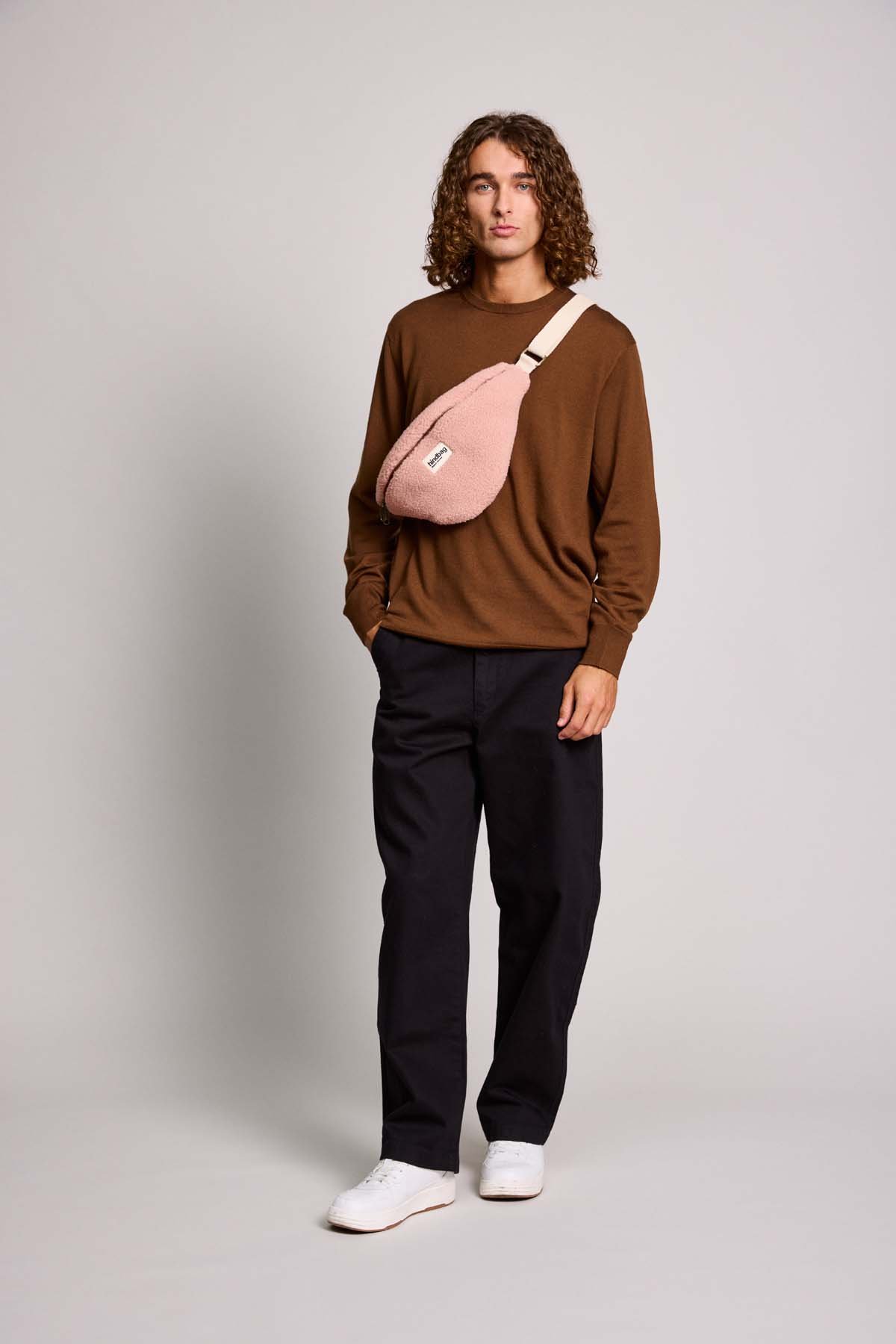 Cotton waist bag HINDBAG Pink