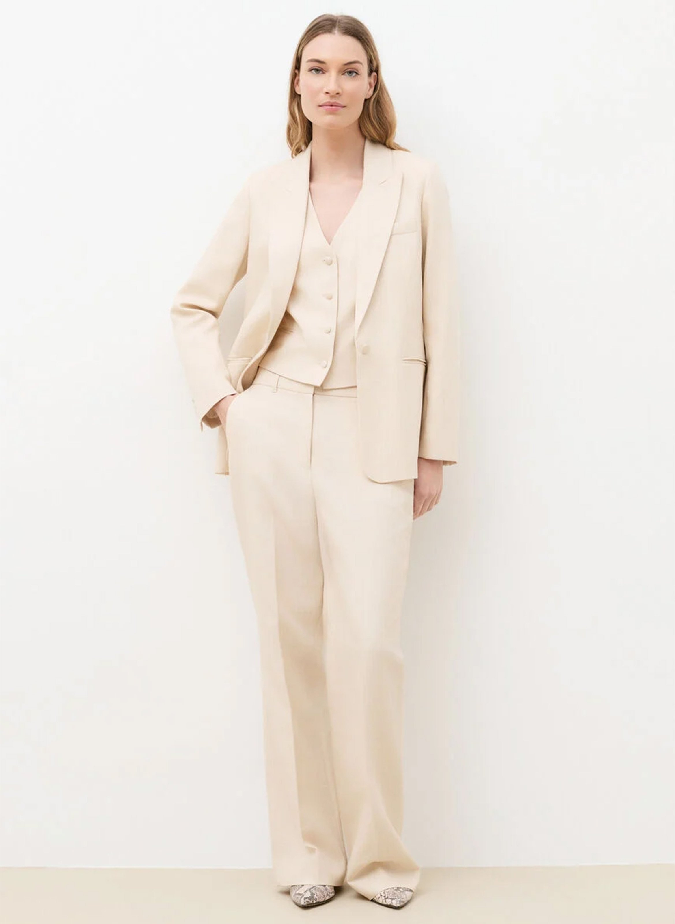 Carrot trousers CAROLL Pink