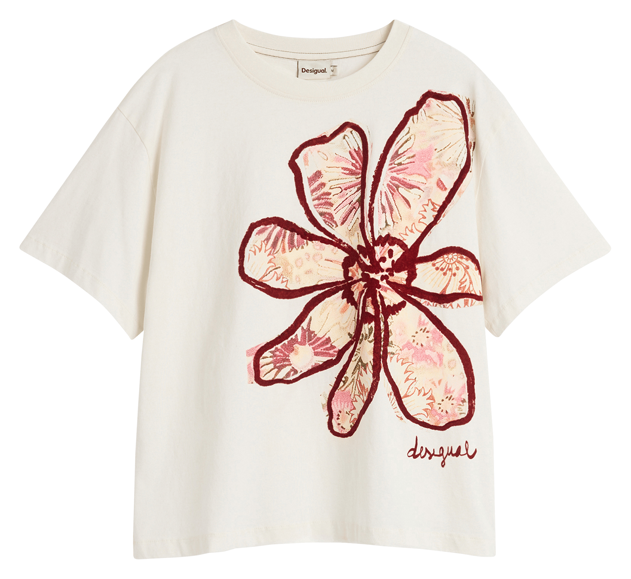 Oversized cotton t-shirt DESIGUAL