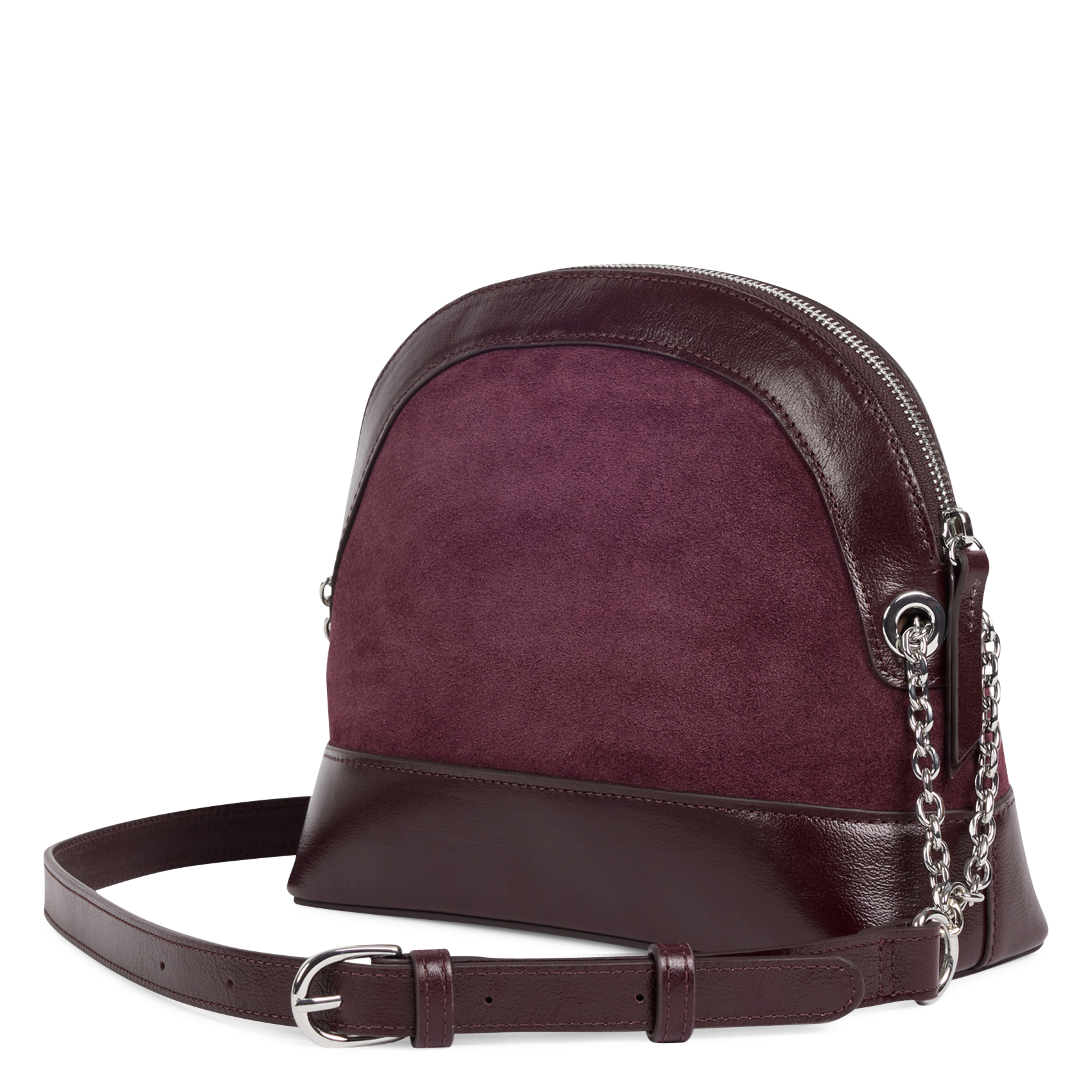 Sac bandoulière en cuir | Violet NAT & NIN Femme