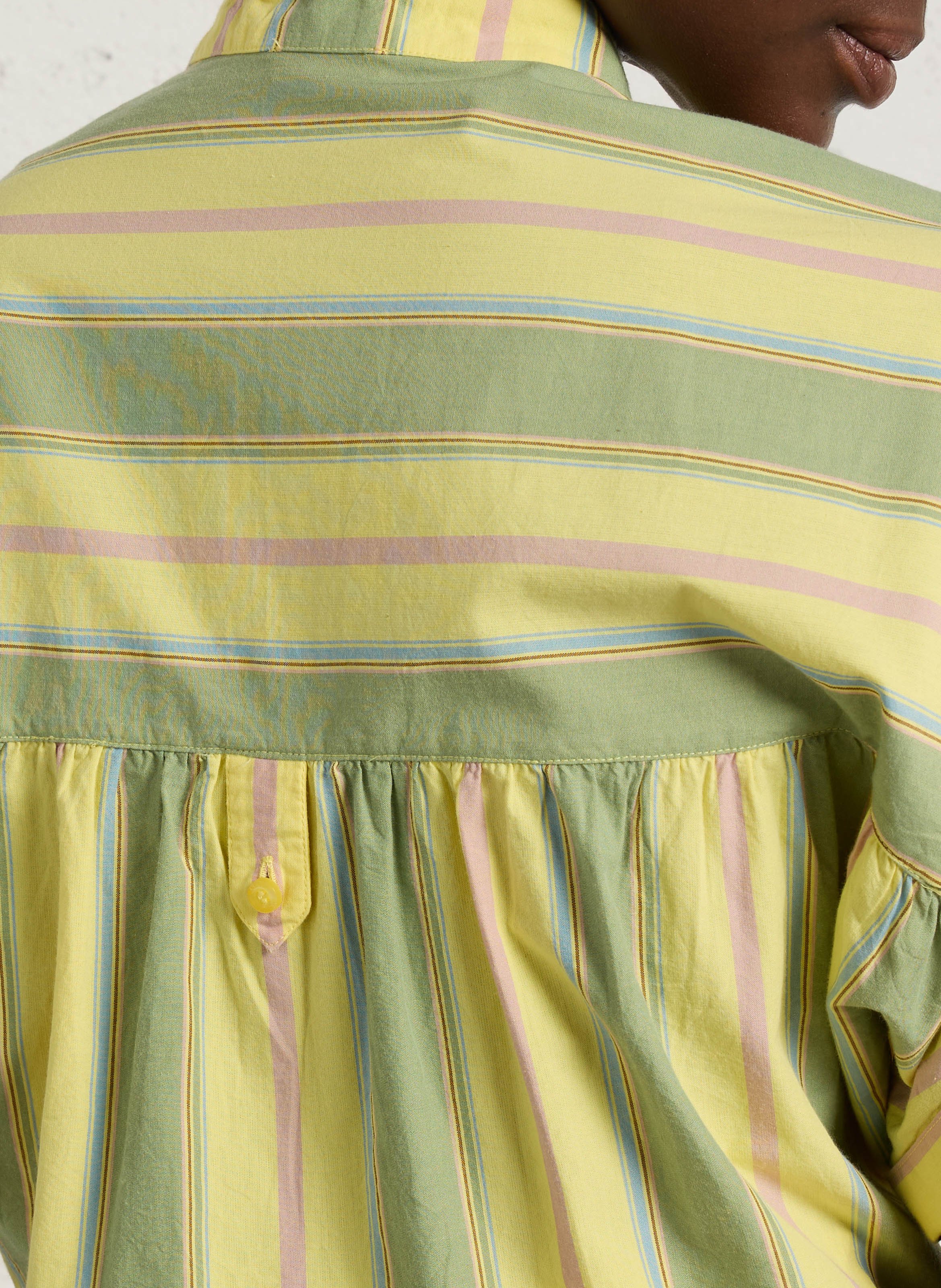 Blouse col rond en coton  BENSIMON Multicolore