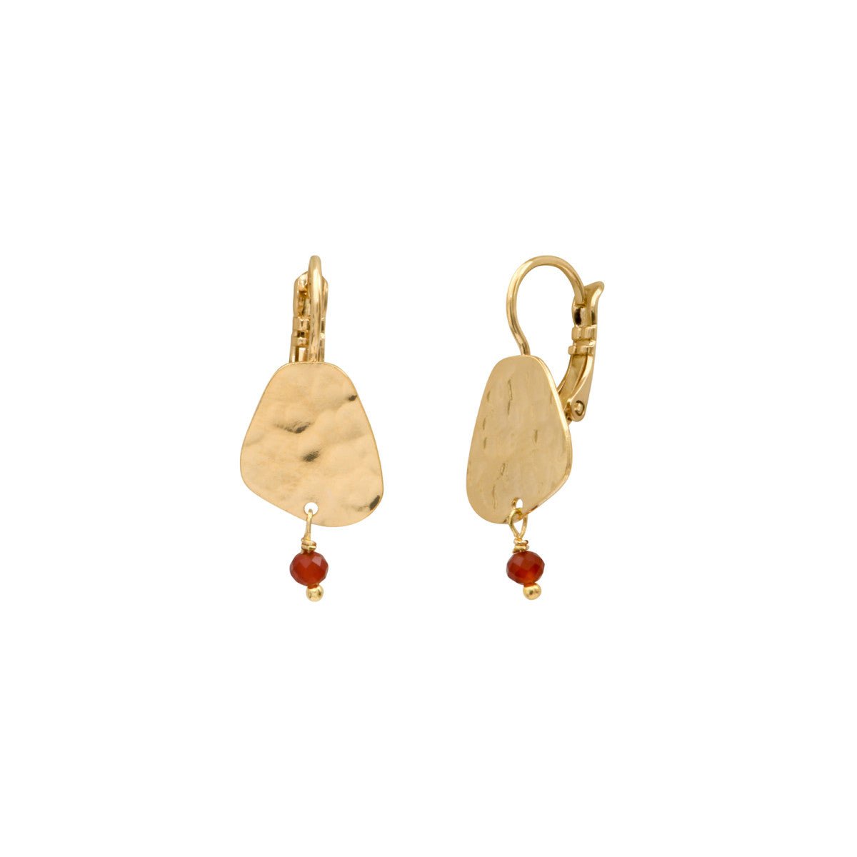 Sleeper earrings SATELLITE PARIS Red