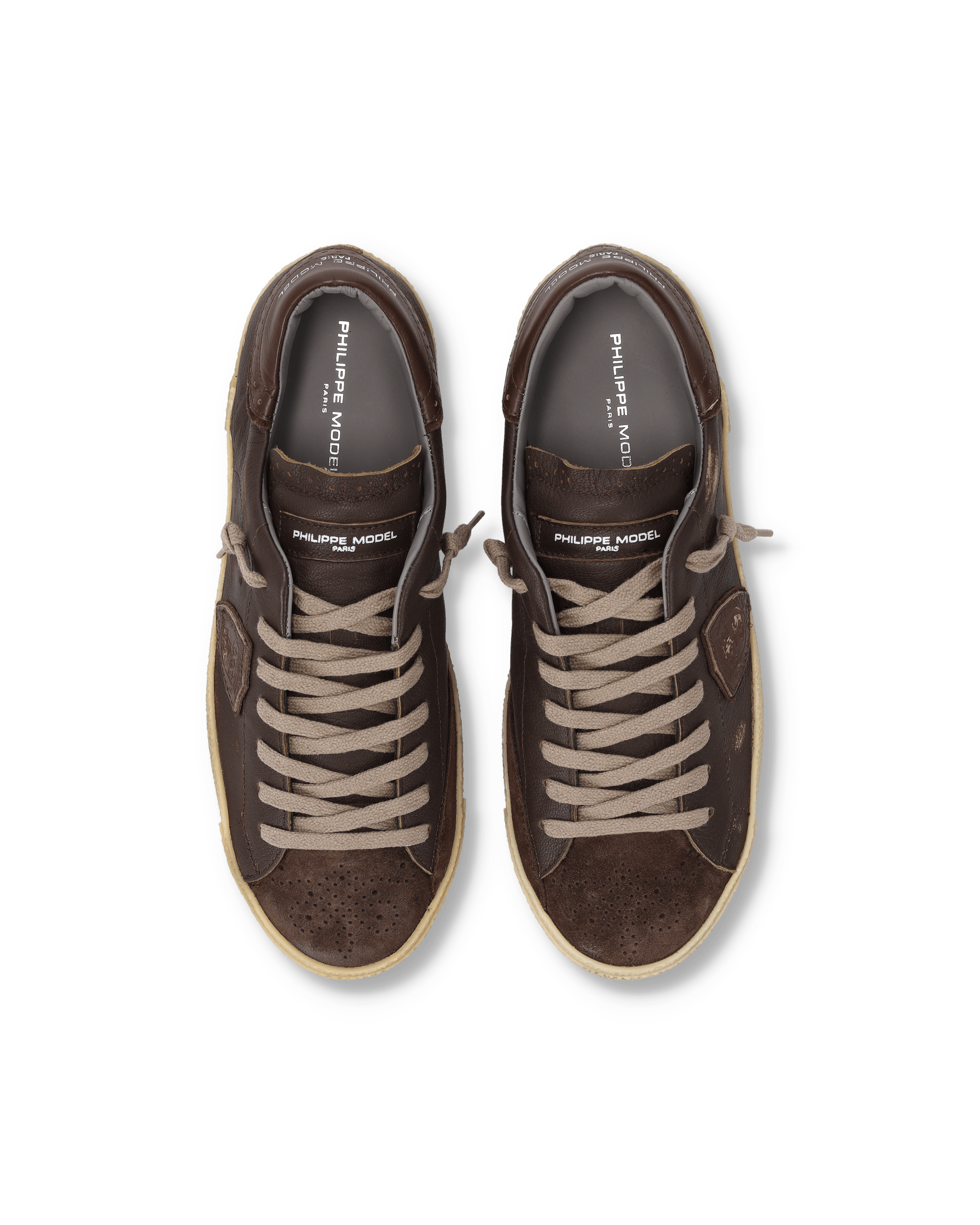 Tennis sneakers. PHILIPPE MODEL Brown