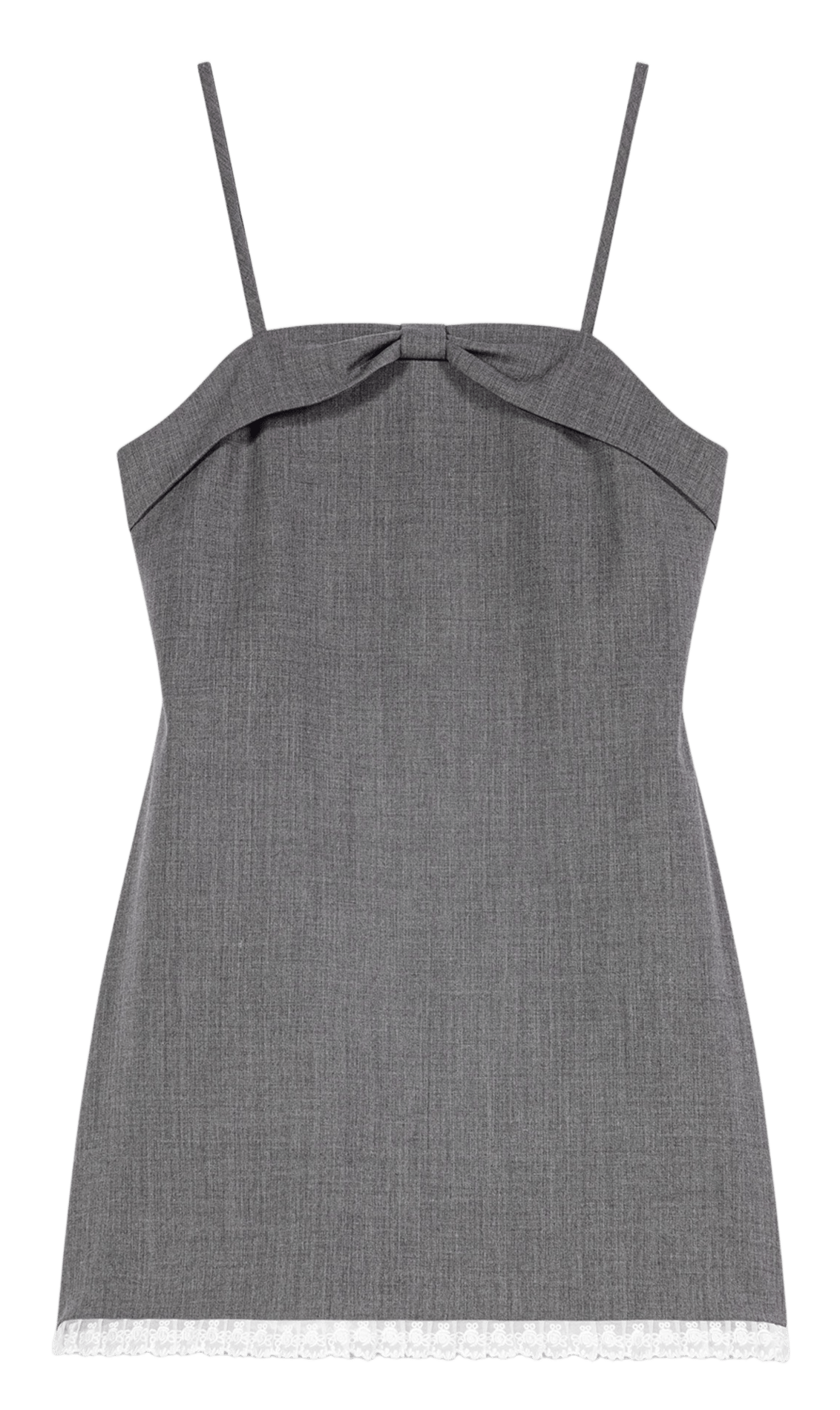 Robe courte MAJE Gris