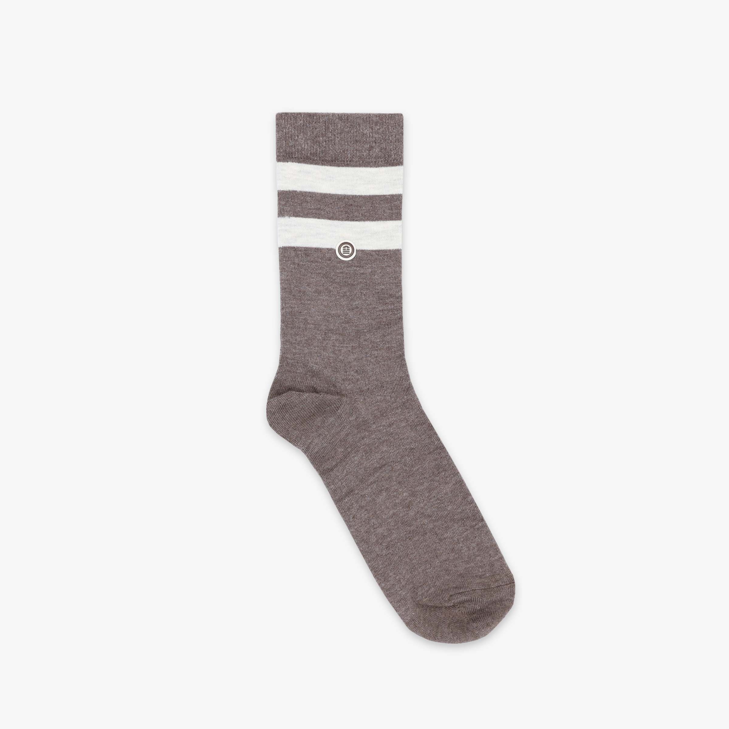 Pack of 3 pairs of plain and striped socks SERGE BLANCO Multicolored