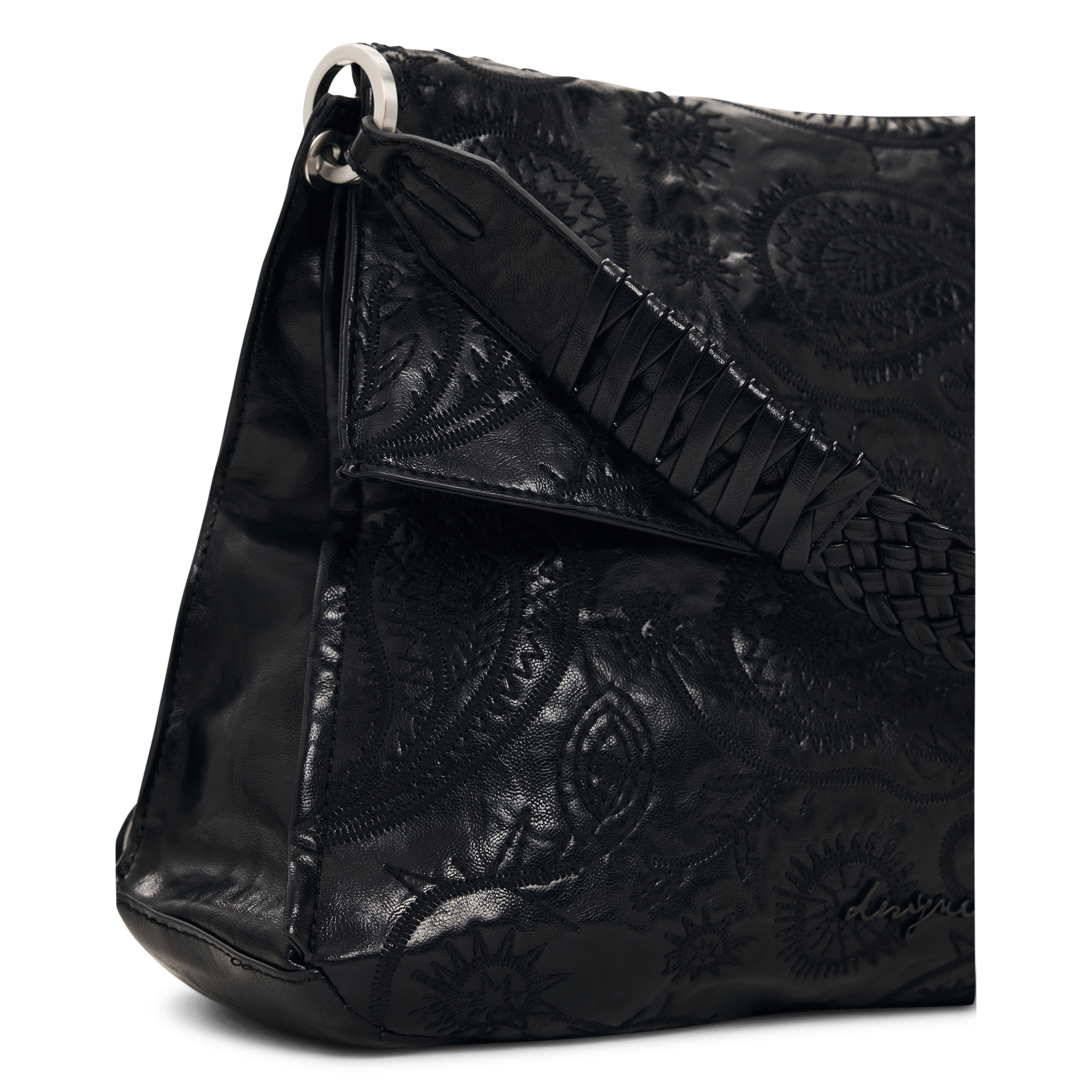 Sac à dos brodé DESIGUAL Noir
