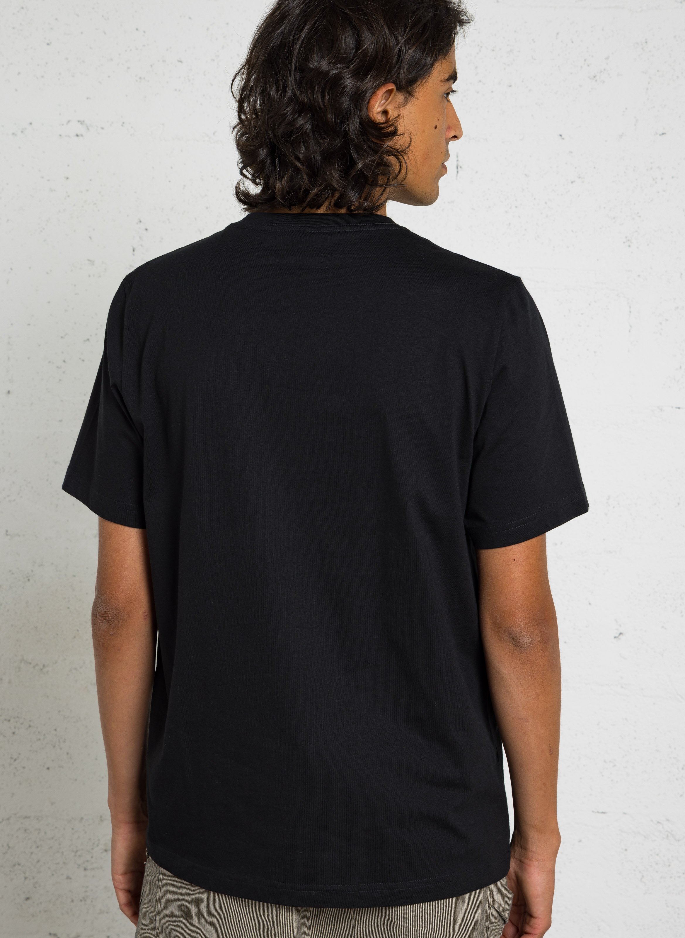 Screen-printed cotton T-shirt PAUL SMITH Black