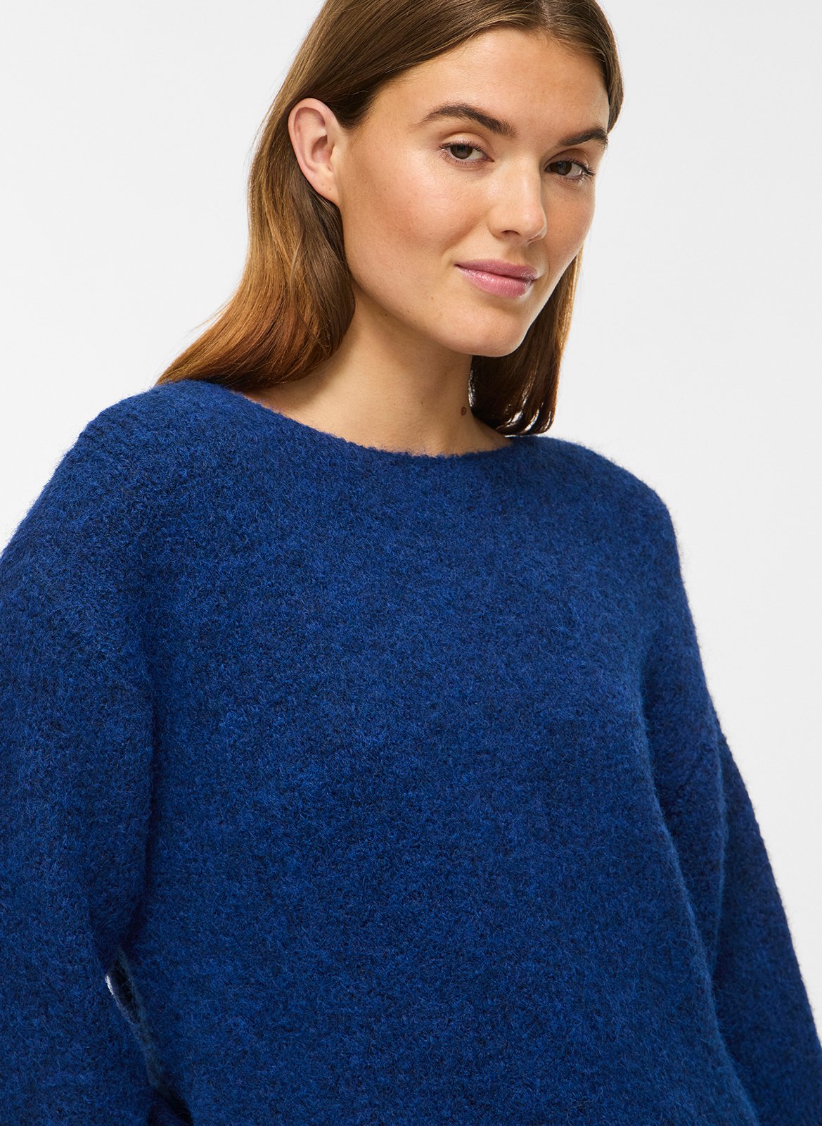 Round-neck sweater VILA Blue
