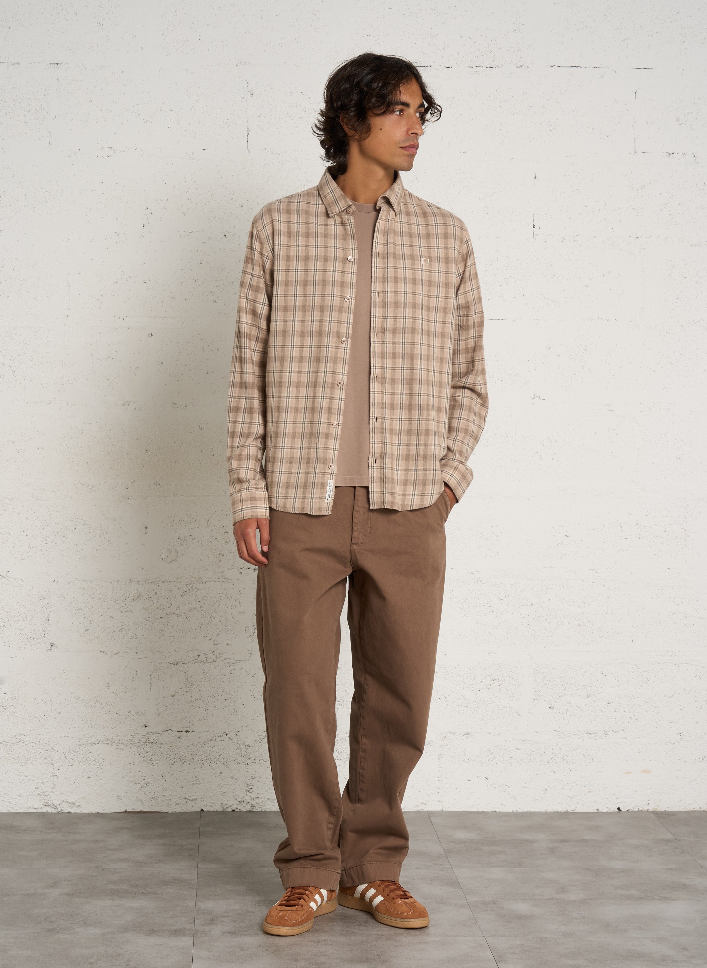 Rundhals-T-Shirt aus Bio-Baumwolle COLORFUL STANDARD Khaki