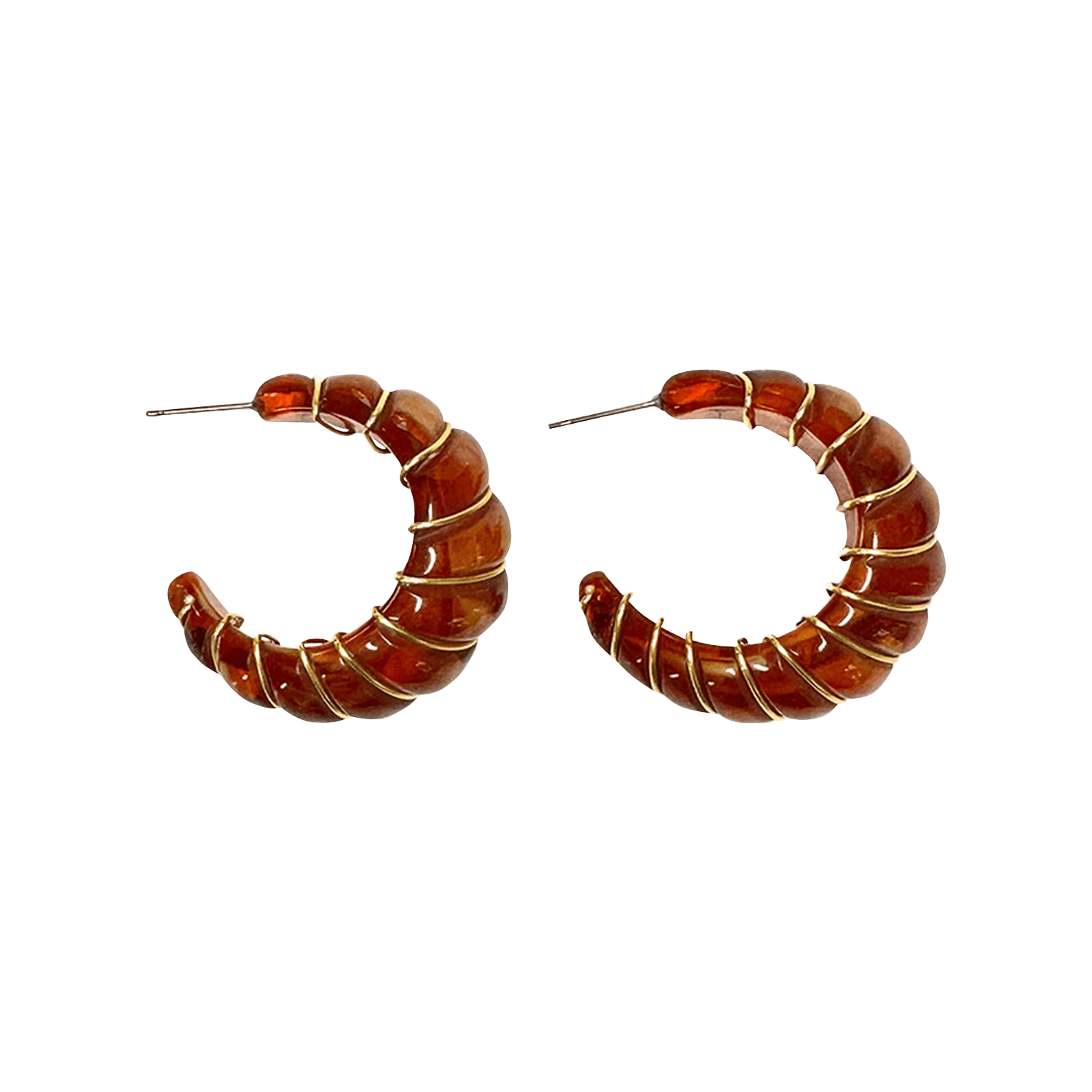 Créoles fermées FEEKA Marron