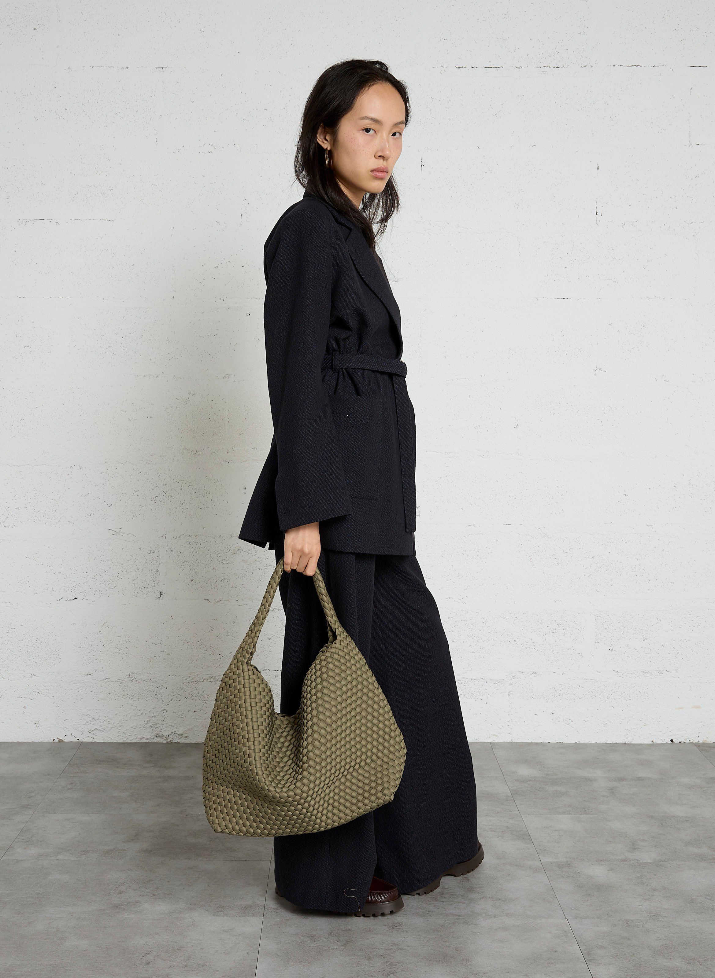 Geflochtene Handtasche MARREA Grun