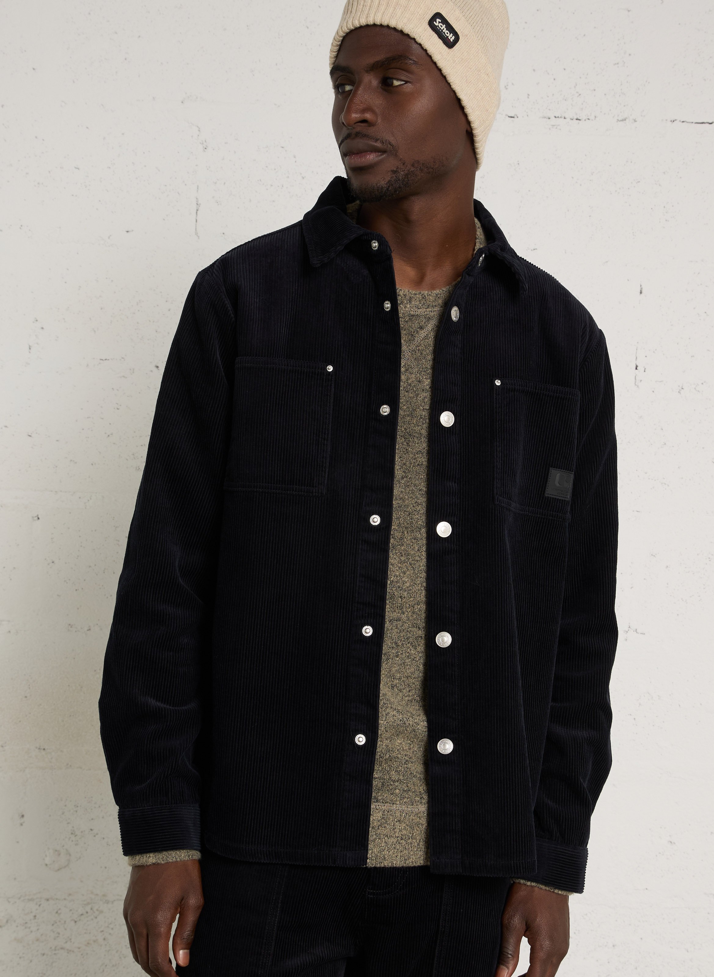 Straight corduroy shirt LE TEMPS DES CERISES