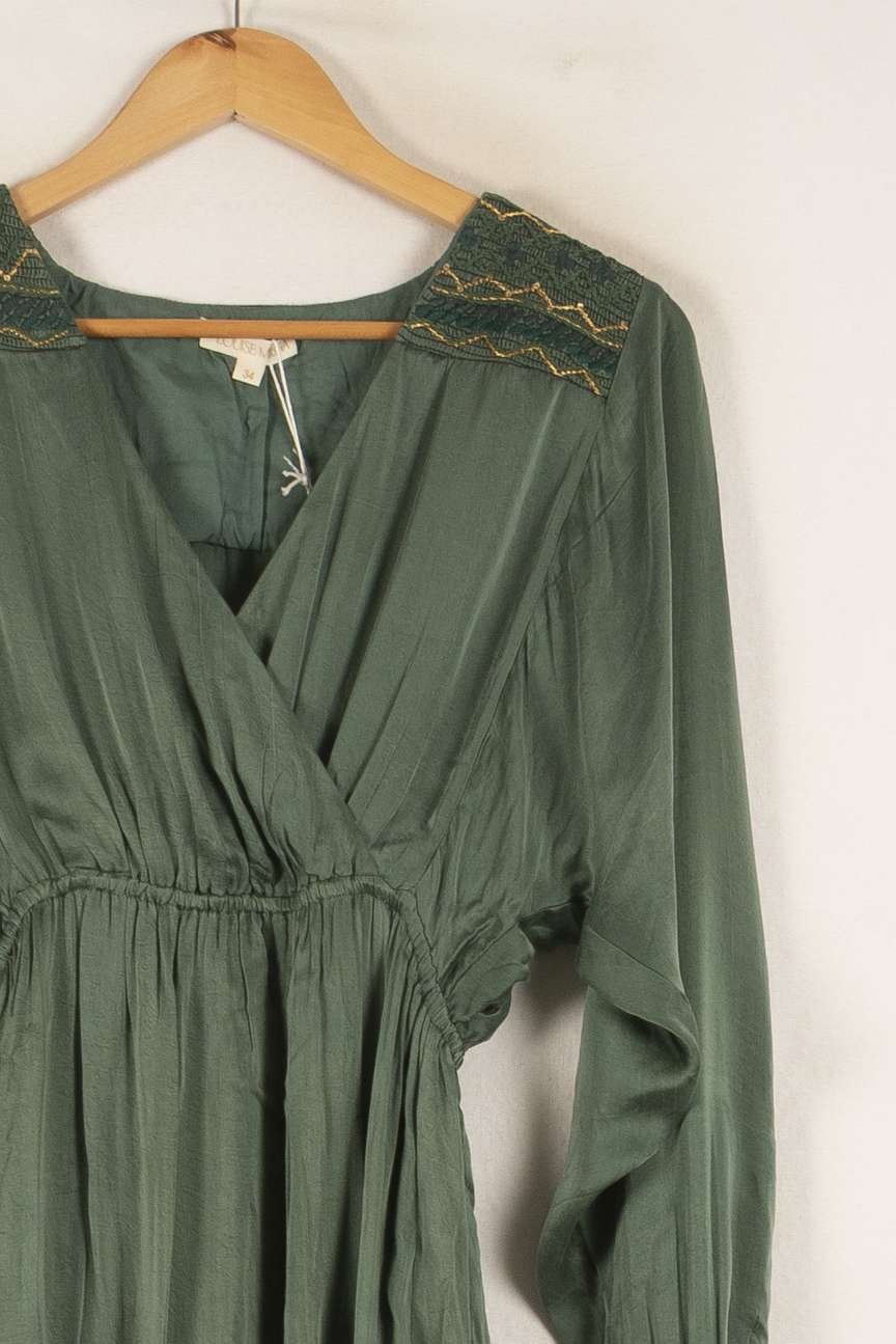 Long dress LOUISE MISHA - Seconde Main Green