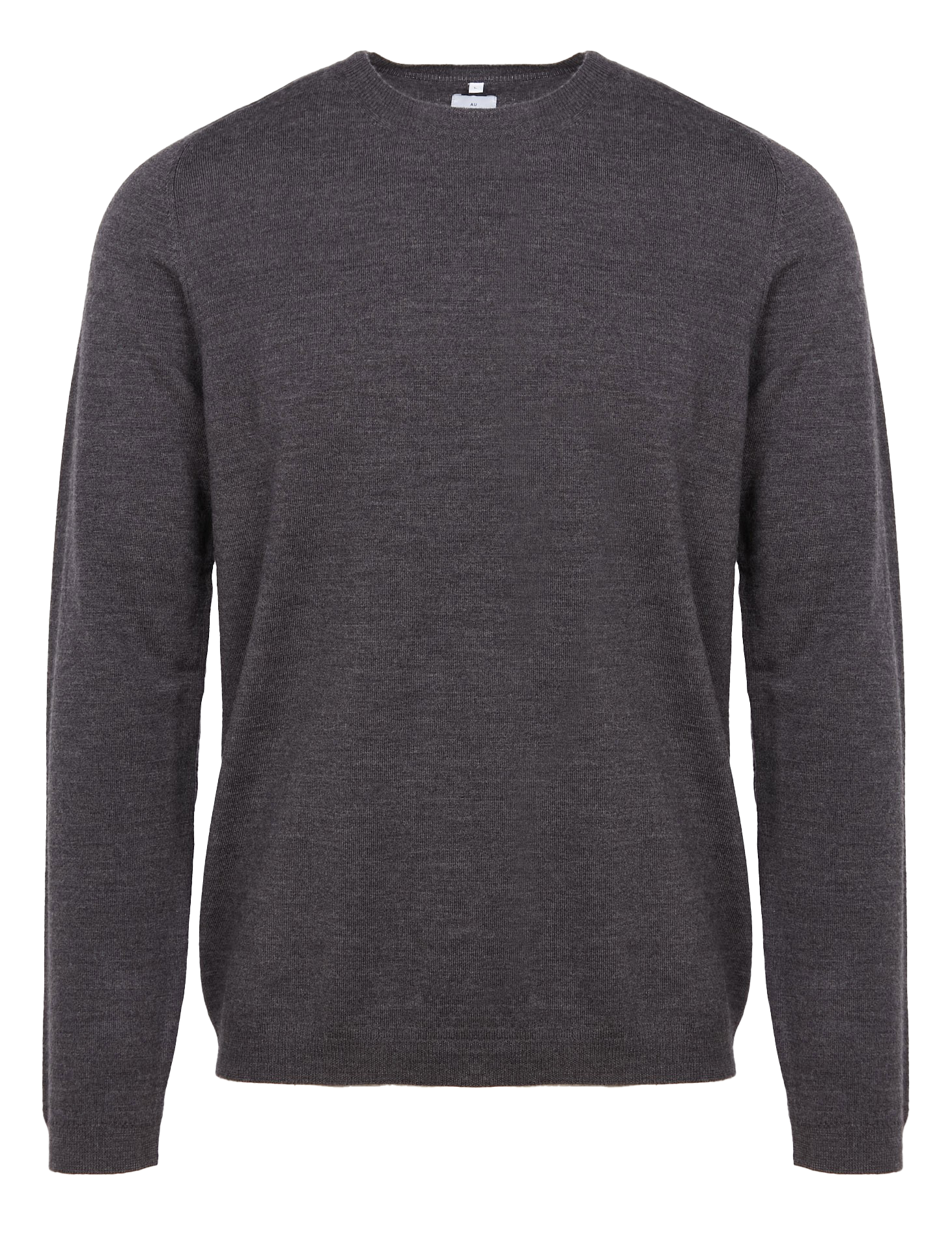 Rundhalspullover aus Wolle, Regular Fit AU PRINTEMPS PARIS Grau