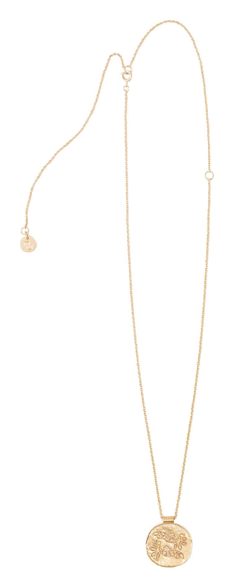 Halssnoer met medaillon met sterrenbeeld MAJE Goudkleurig