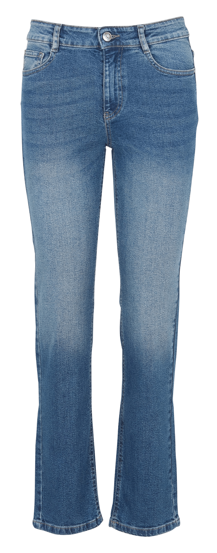 Low Waist Straight Cut Low Waist Jeans aus Baumwolle BlauMAISON 123
