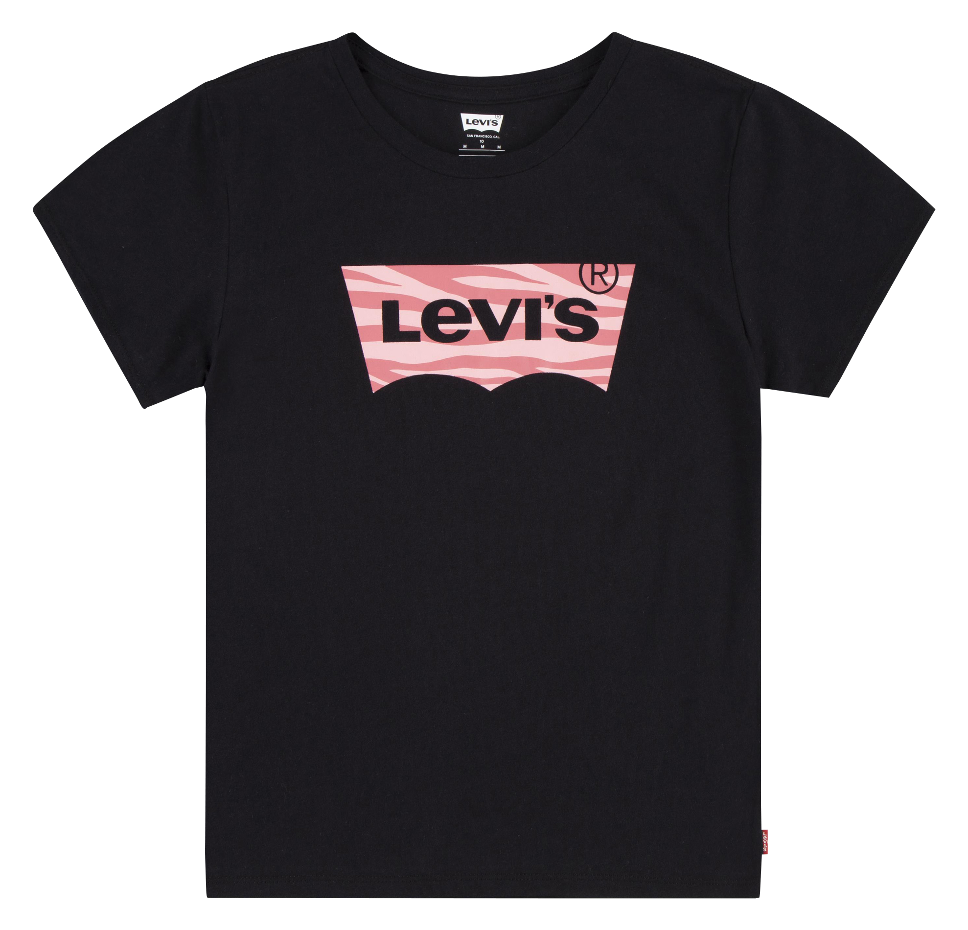 Tee-shirt droit col rond en coton bio mélangé LEVI'S KIDS Gris