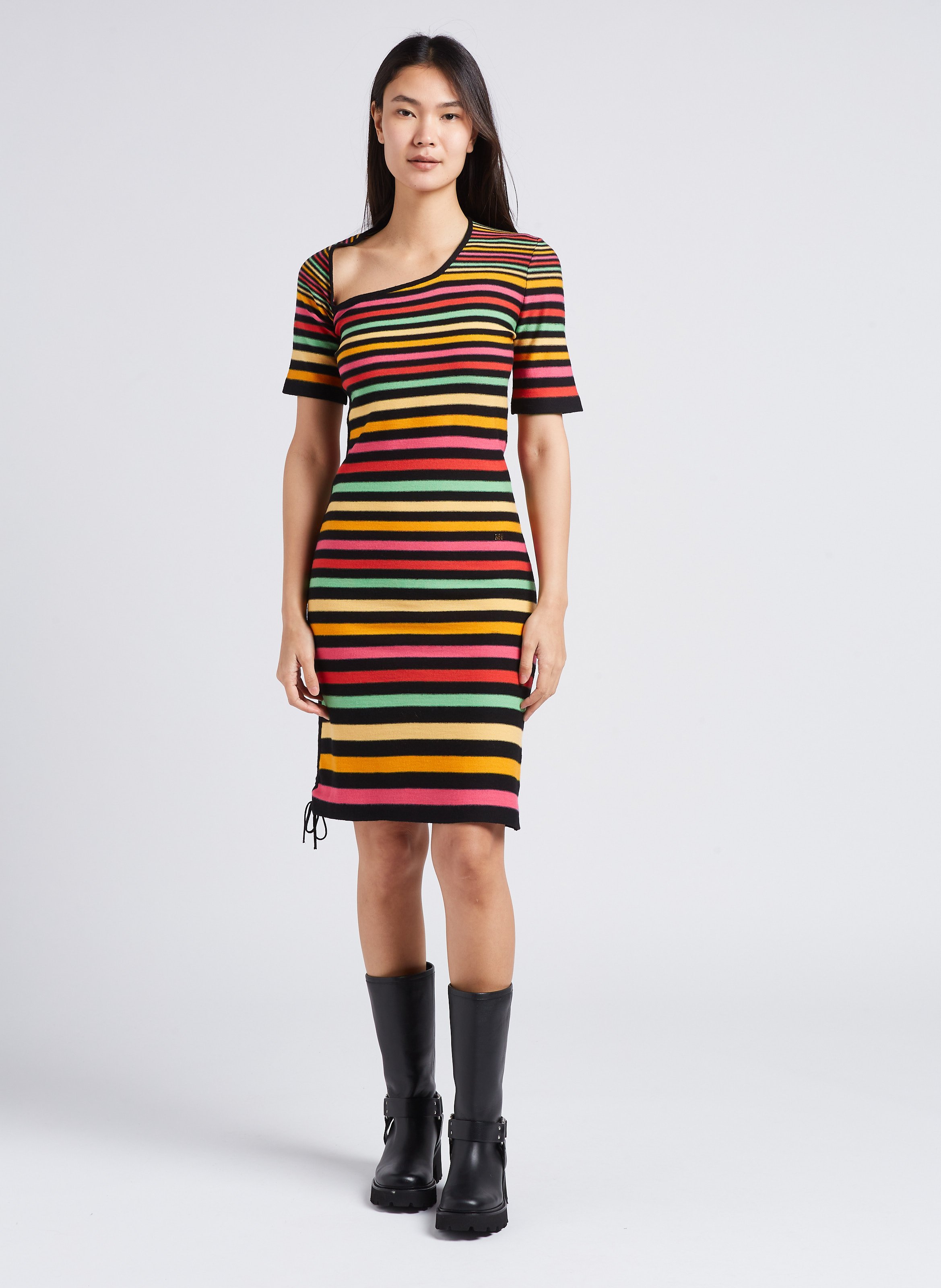 Robe Sonia Rykiel Orange Taille S - Modèle Original En élastane, Neuve Avec étiquettes