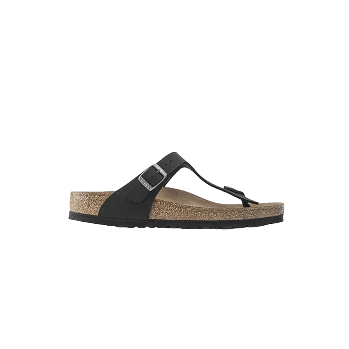 Faux leather sandals BIRKENSTOCK Black