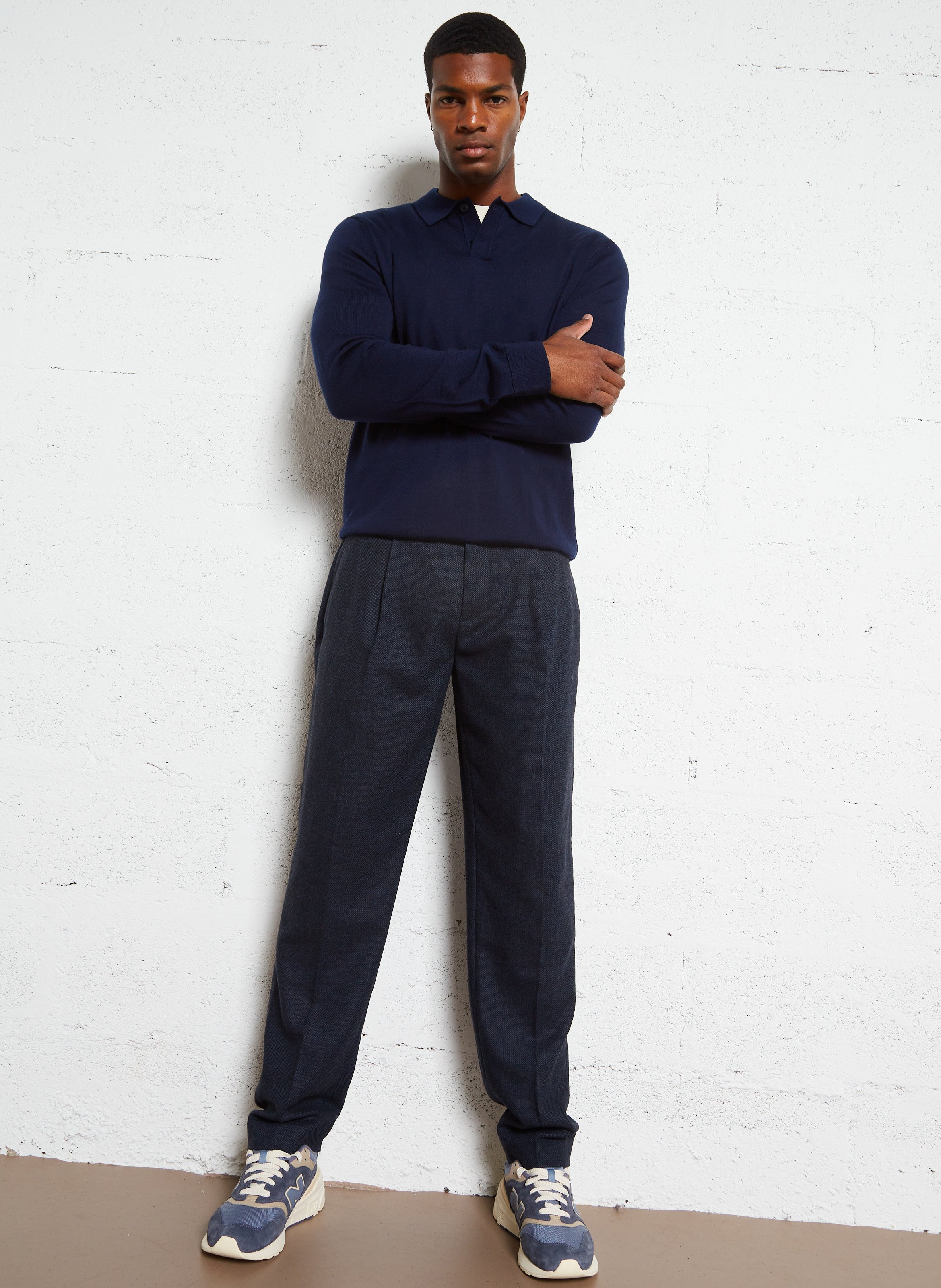 Straight-Fit Hose SELECTED Blau