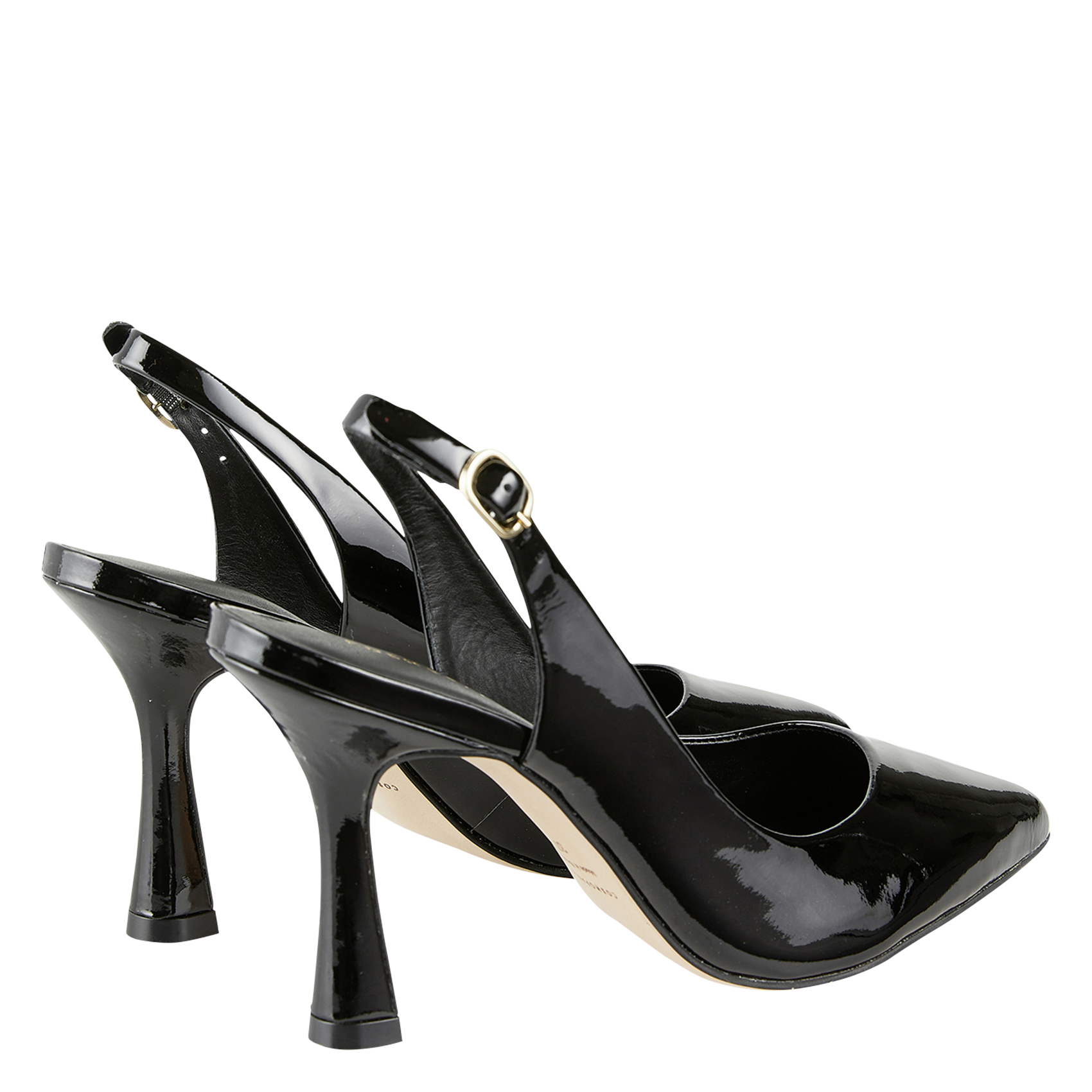 Camelia patent leather high heels  COSMOPARIS Black