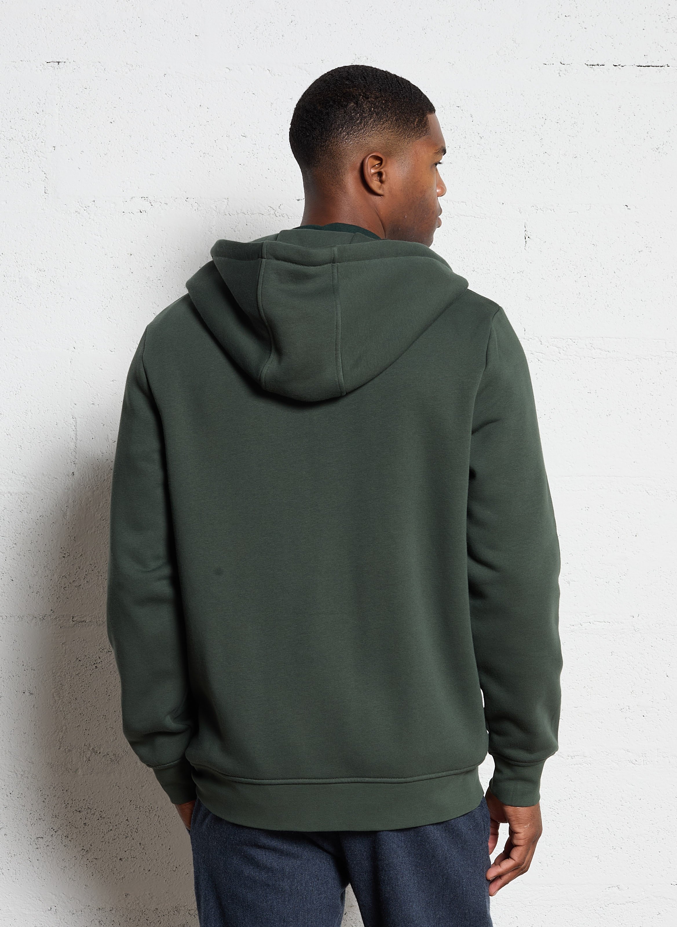 Kapuzenpullover aus Baumwollmischung FAGUO Grun