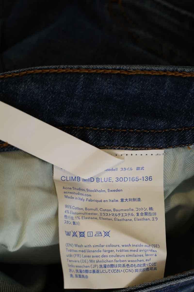 Bla Konst straight-leg cotton jeans ACNE STUDIOS - Seconde Main Blue