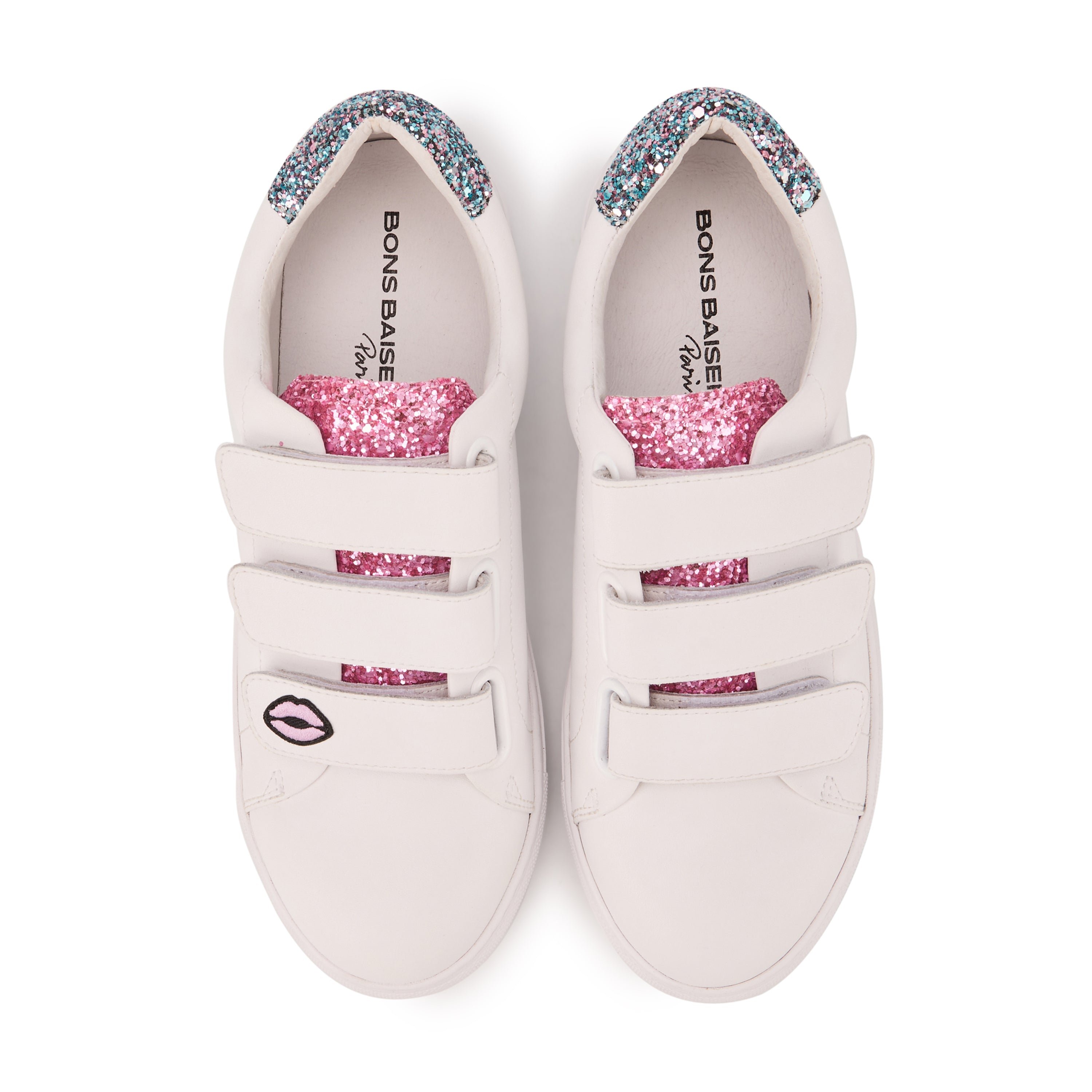 Jimmy leather sneakers BONS BAISERS PARIS White