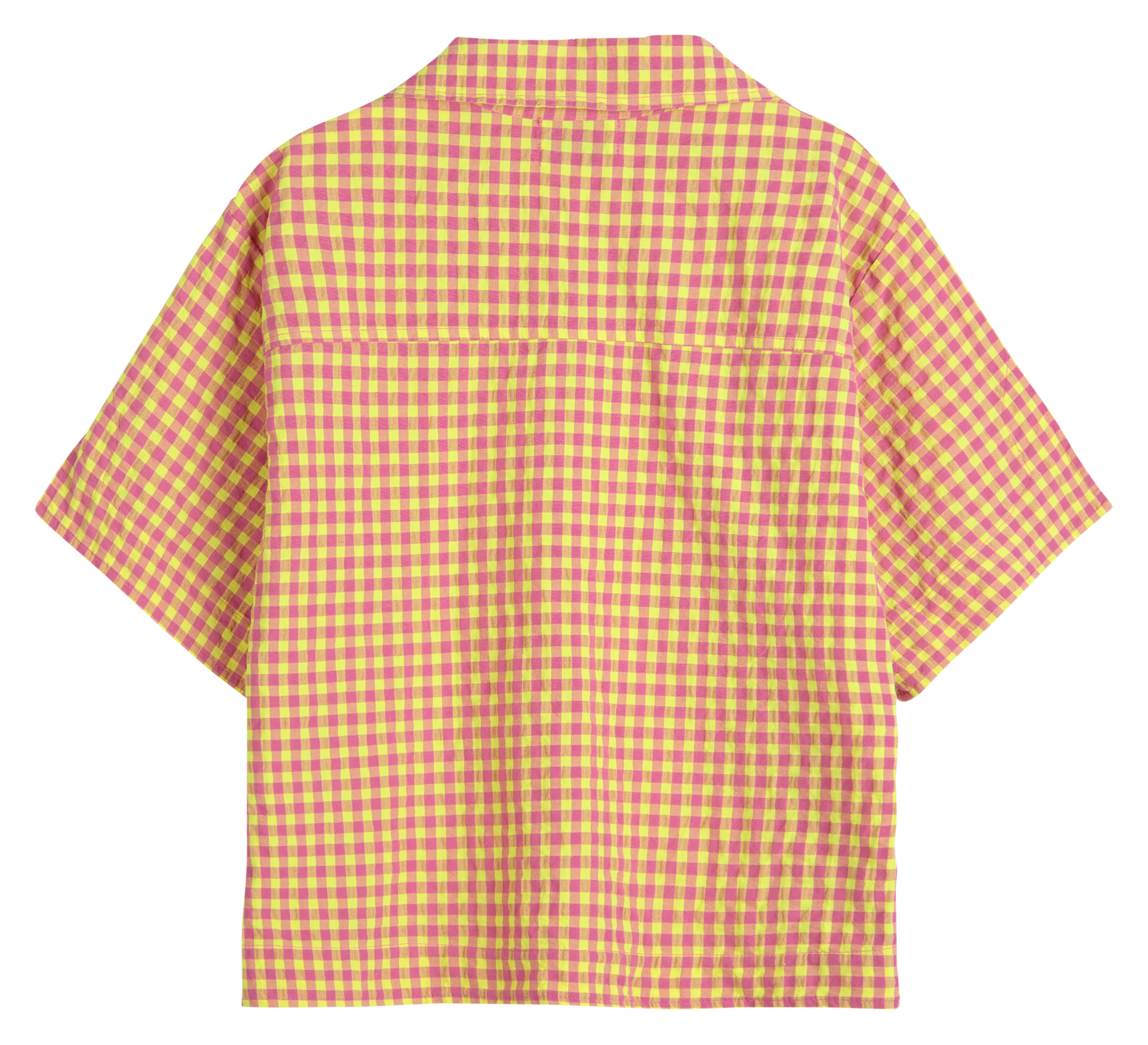 Straight cotton-blend top with classic collar BOBO CHOSES Multicolored