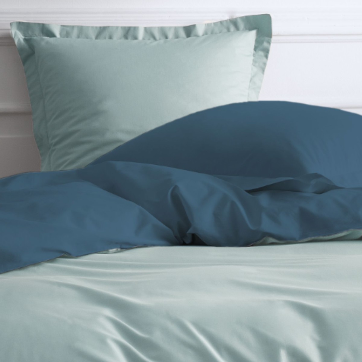 Cotton bedding set TODAY LINGE DE MAISON Blue
