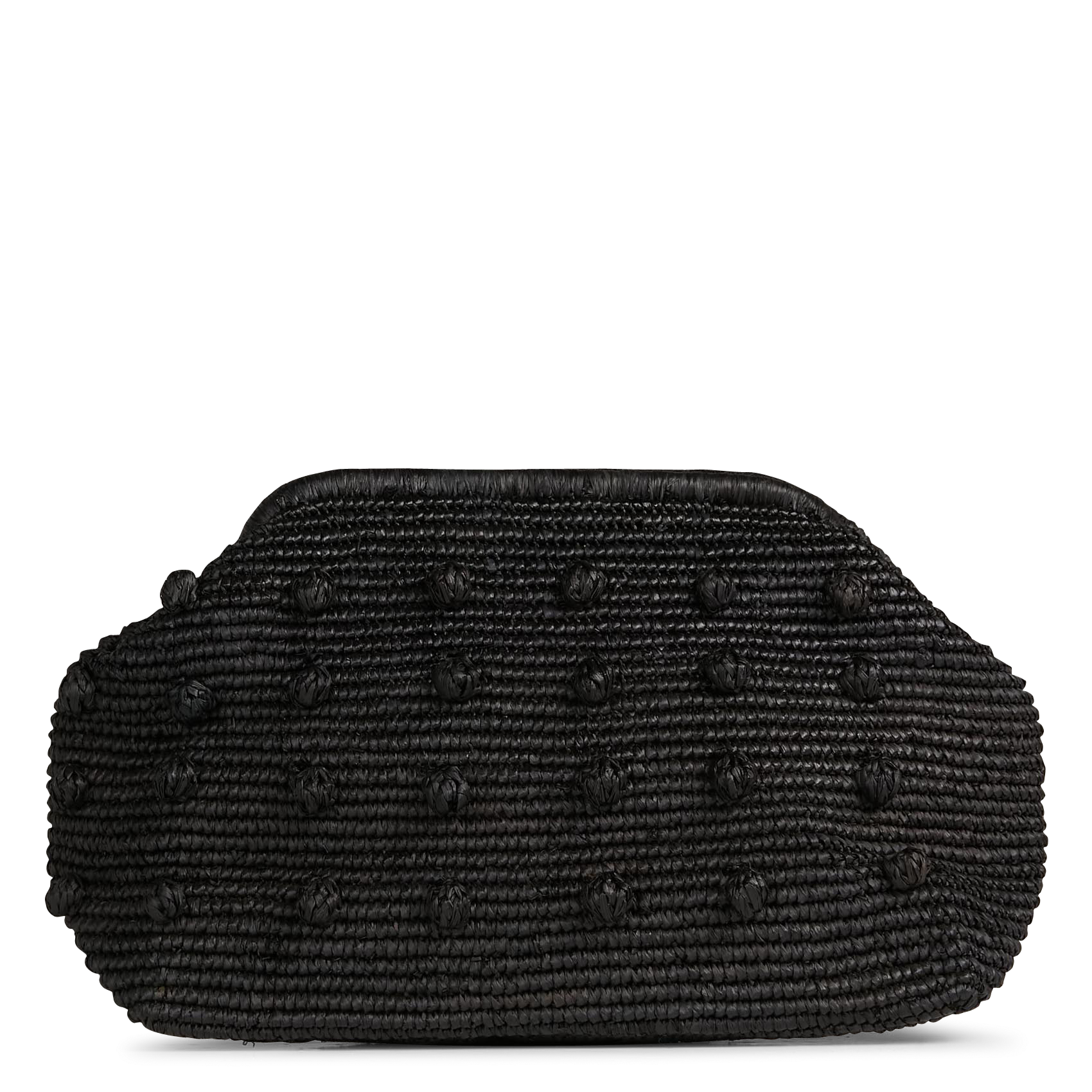 Handgetragene Clutch aus Raffia CAMALYA
