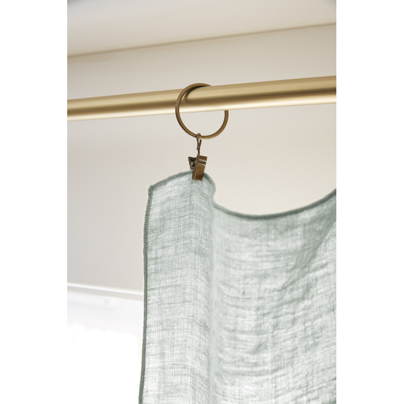 Blackout and Thermal Curtains L'EFFET PAPILLON Blue