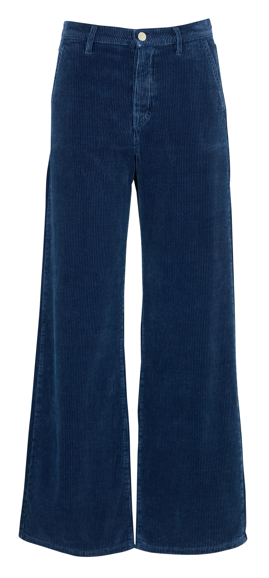Wide ribbed cotton trousers ACQUAVERDE Blue