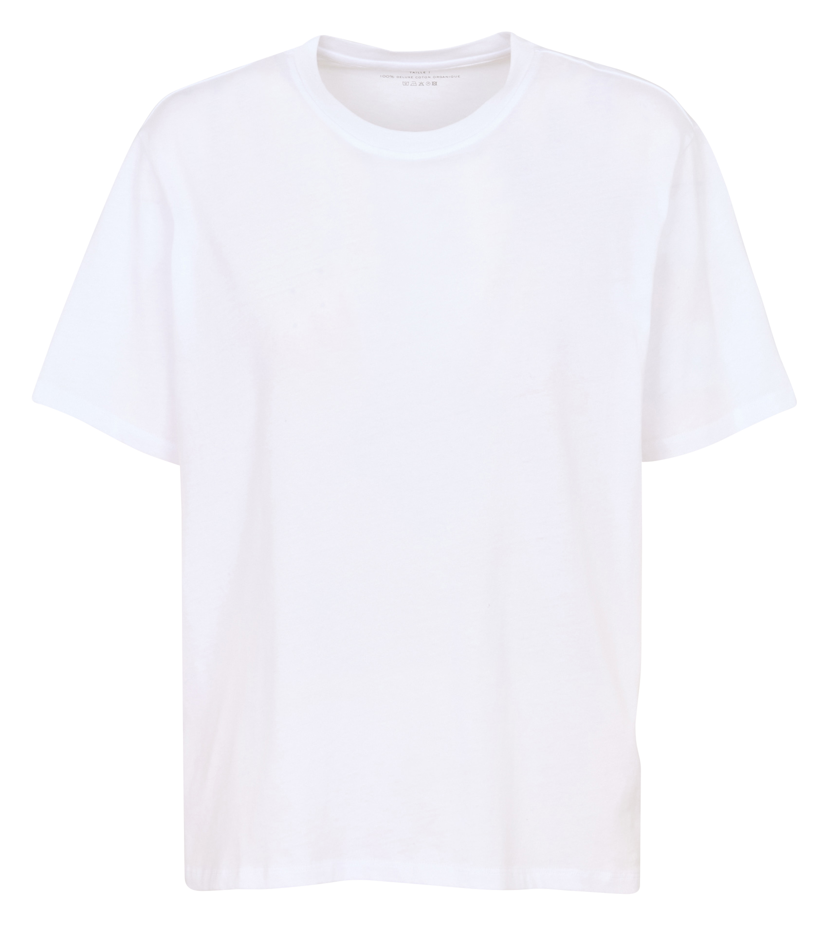 Tee-shirt col rond en coton bio MAJESTIC FILATURES Blanc