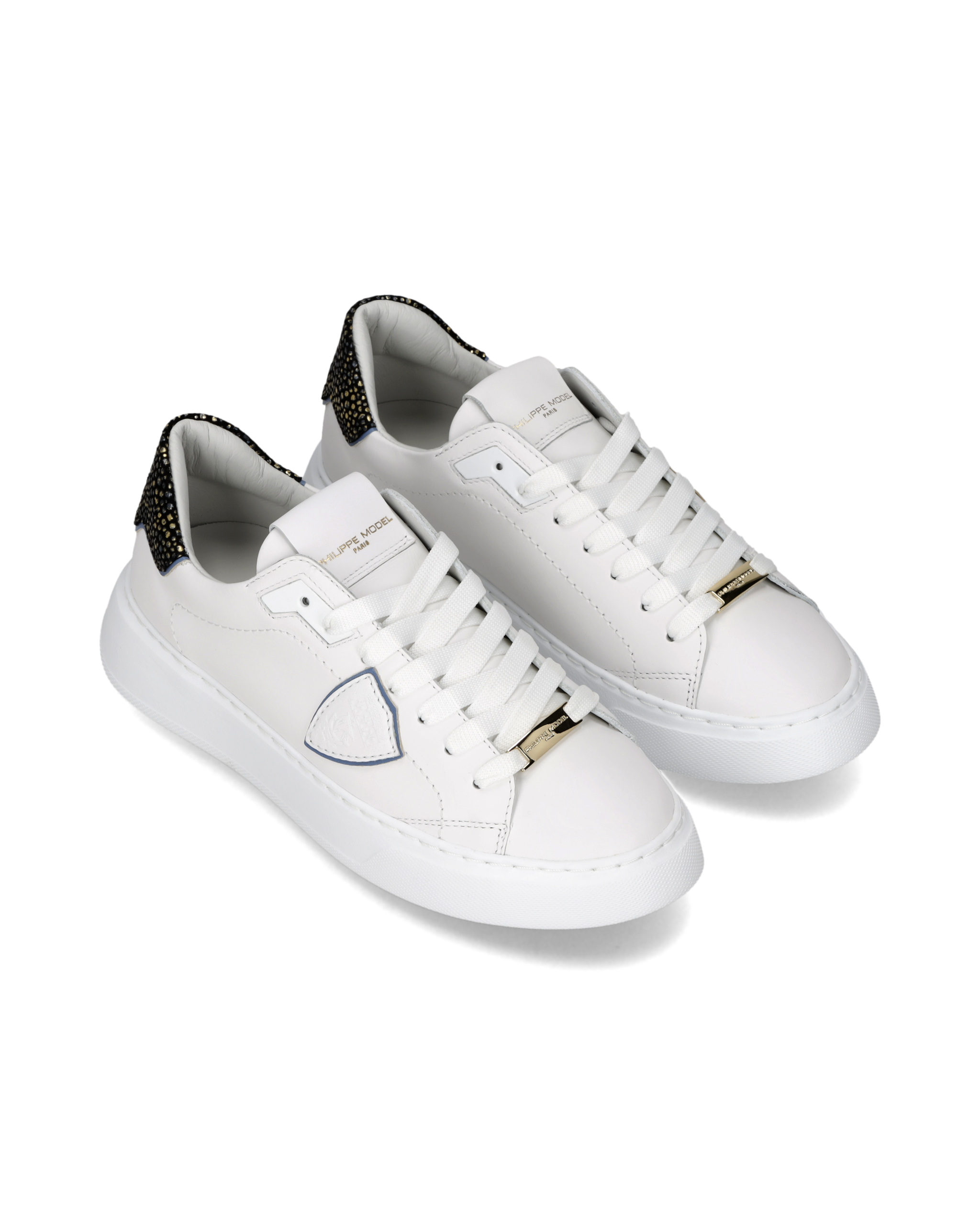 Tennis Temple Sneakers. PHILIPPE MODEL Black