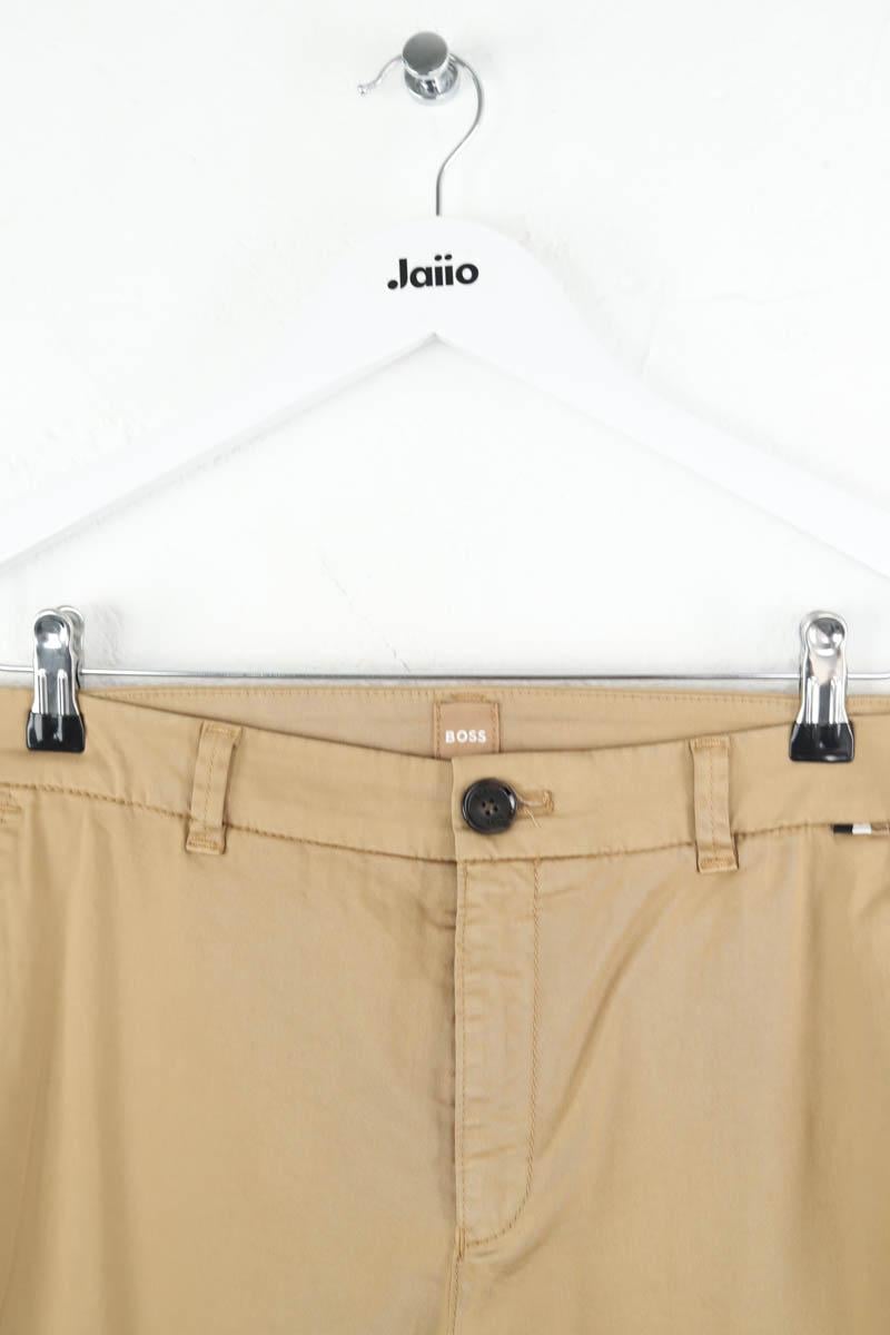 Slim-fit cotton cargo pants BOSS - SECONDE MAIN Beige