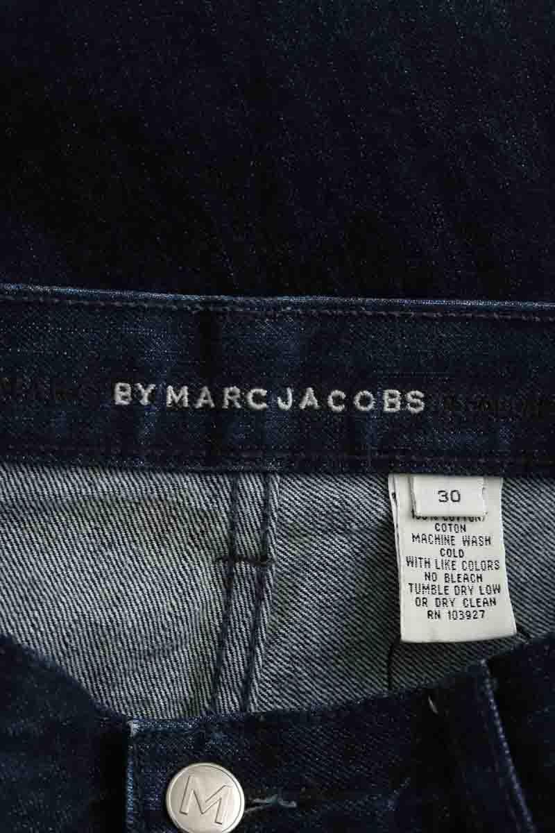 Cotton straight jeans MARC JACOBS - Seconde Main Blue