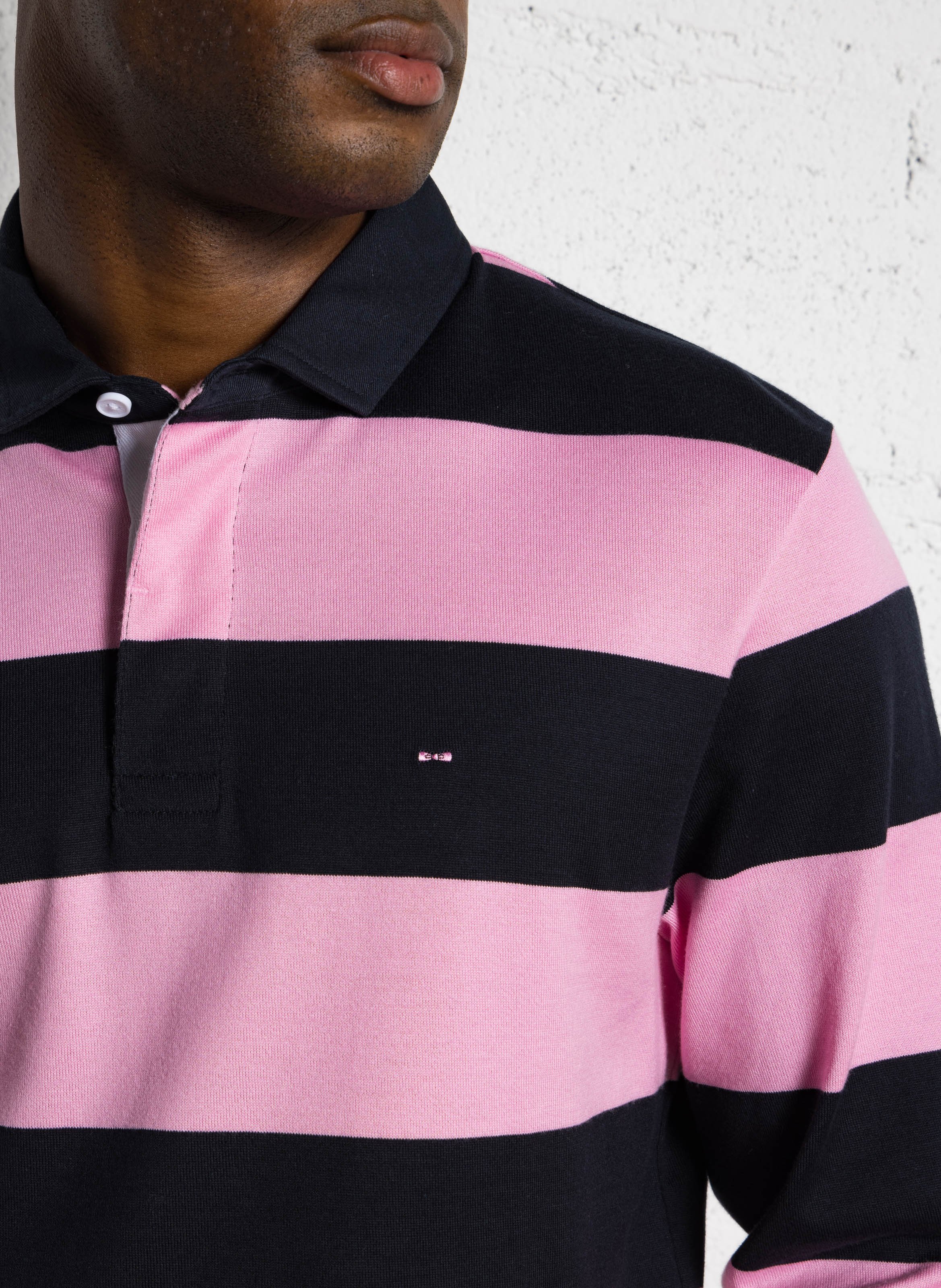 Polo droit en coton EDEN PARK Rose