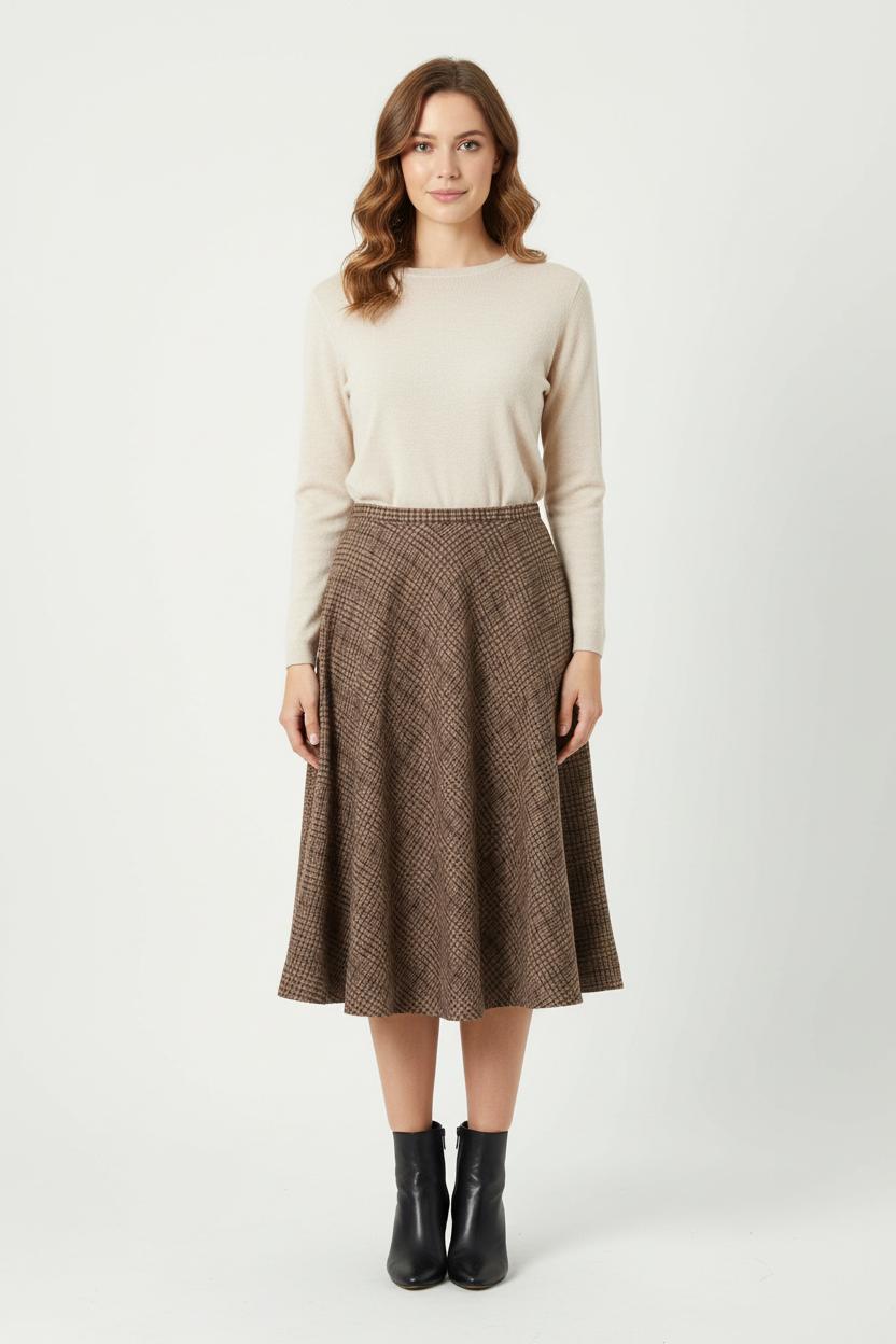 Long skirt TARA JARMON - Seconde Main Brown