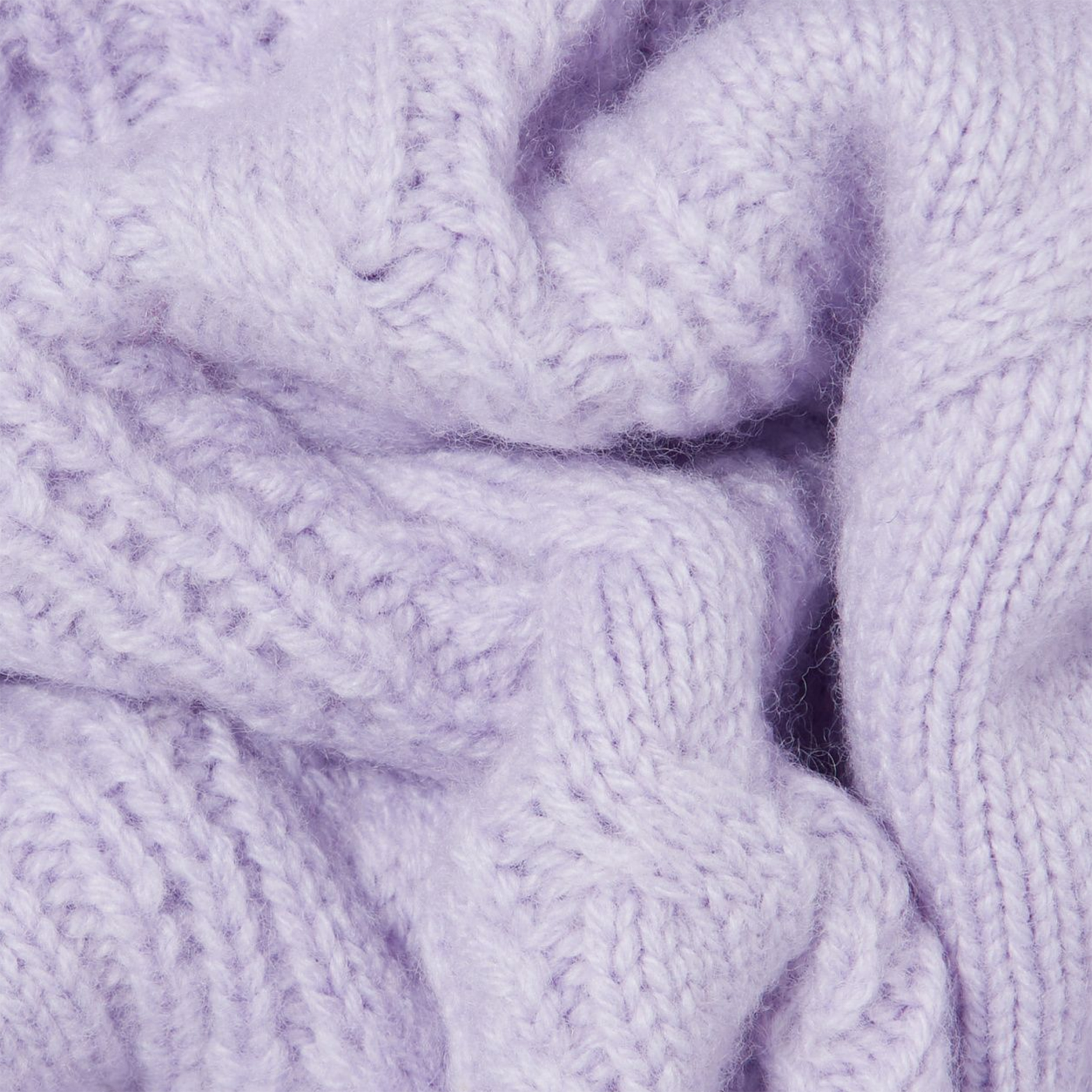 Effen capuchon van wol en kasjmier CLAUDIE PIERLOT Violet