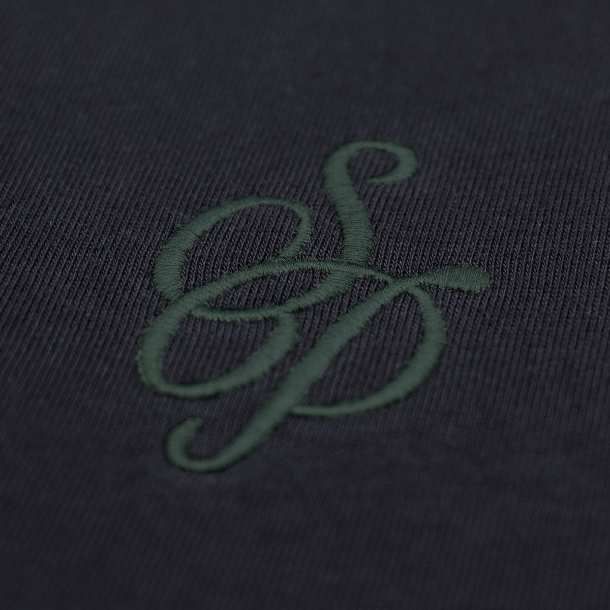 Black and green English rugby jersey Section Paloise SERGE BLANCO Black