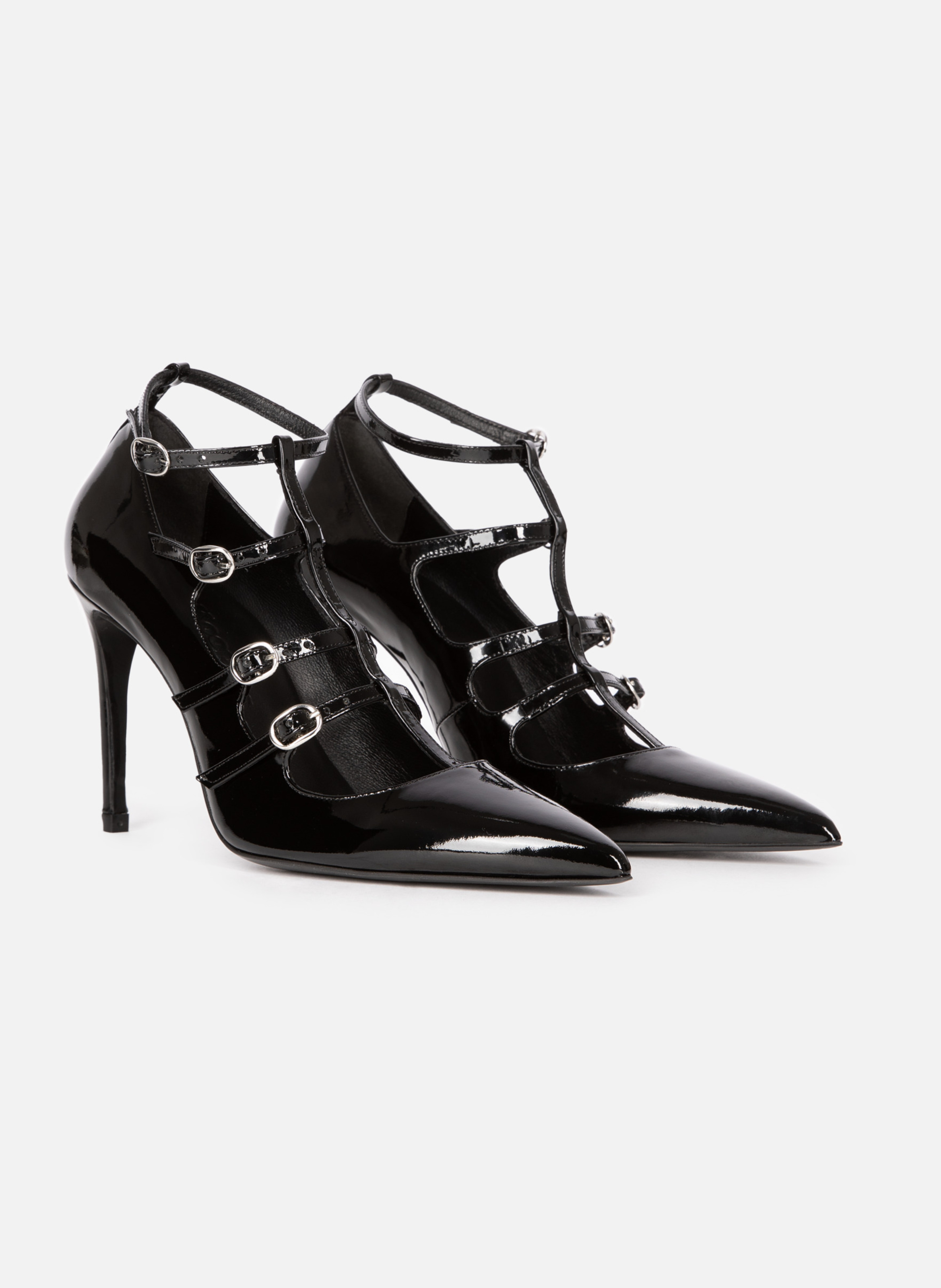 High-heeled pumps with straps THE KOOPLES Black
