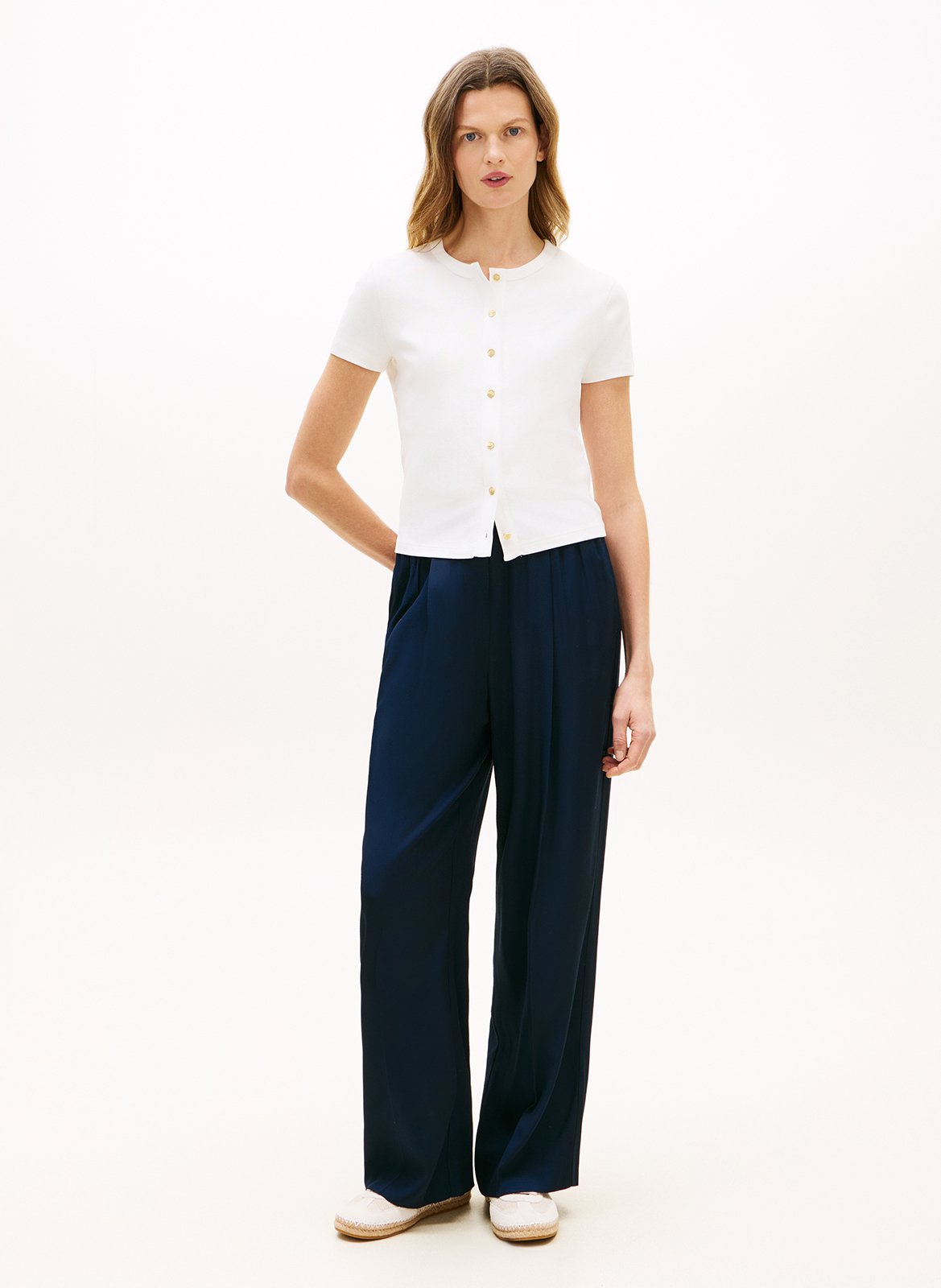 Aimee dotted Swiss top TOMMY HILFIGER White