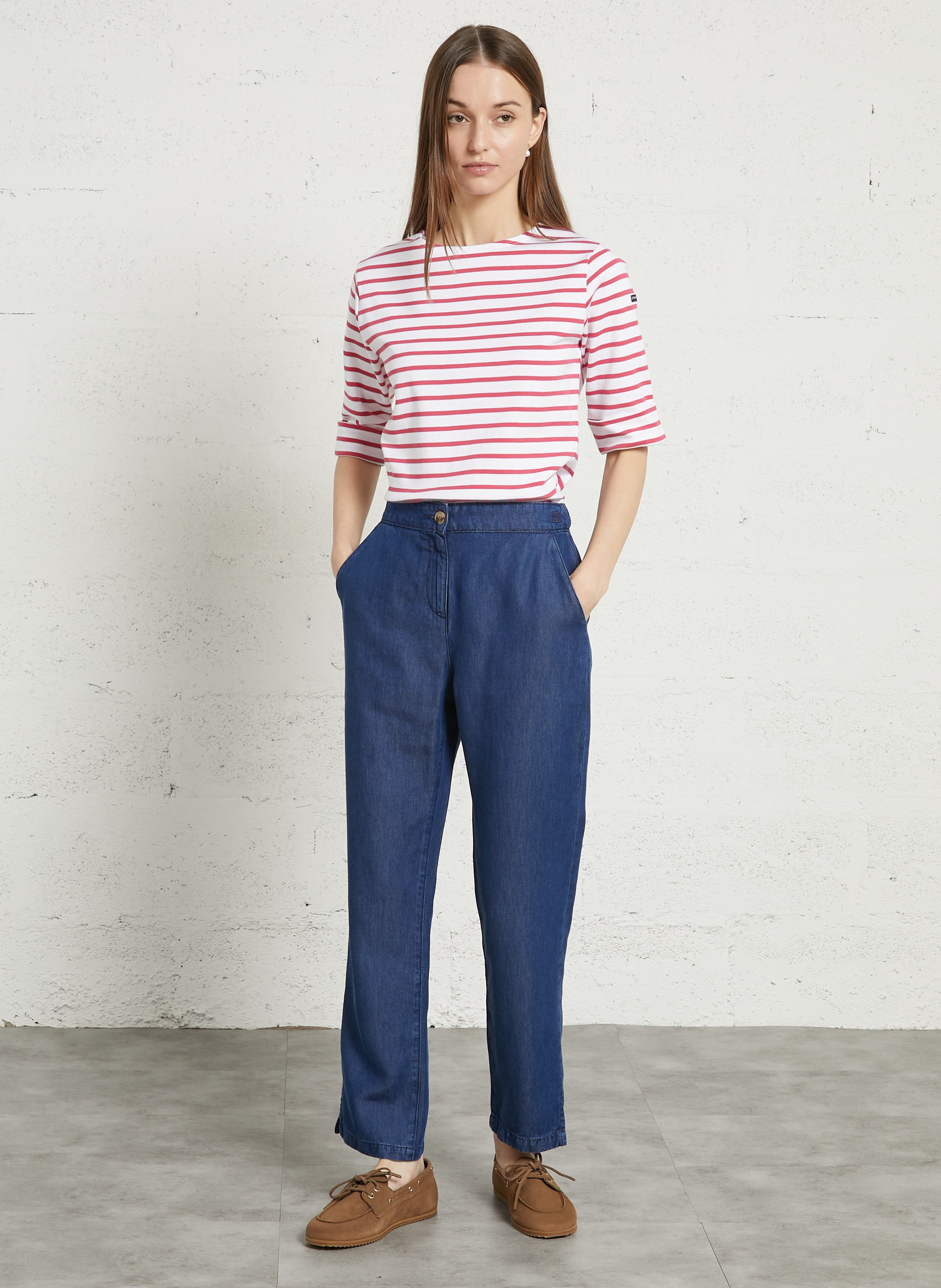 Soft leather deck shoes MELLOW YELLOW Brown