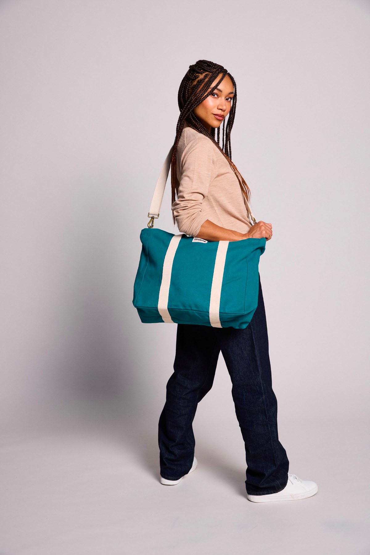 Cotton tote bag HINDBAG Blue