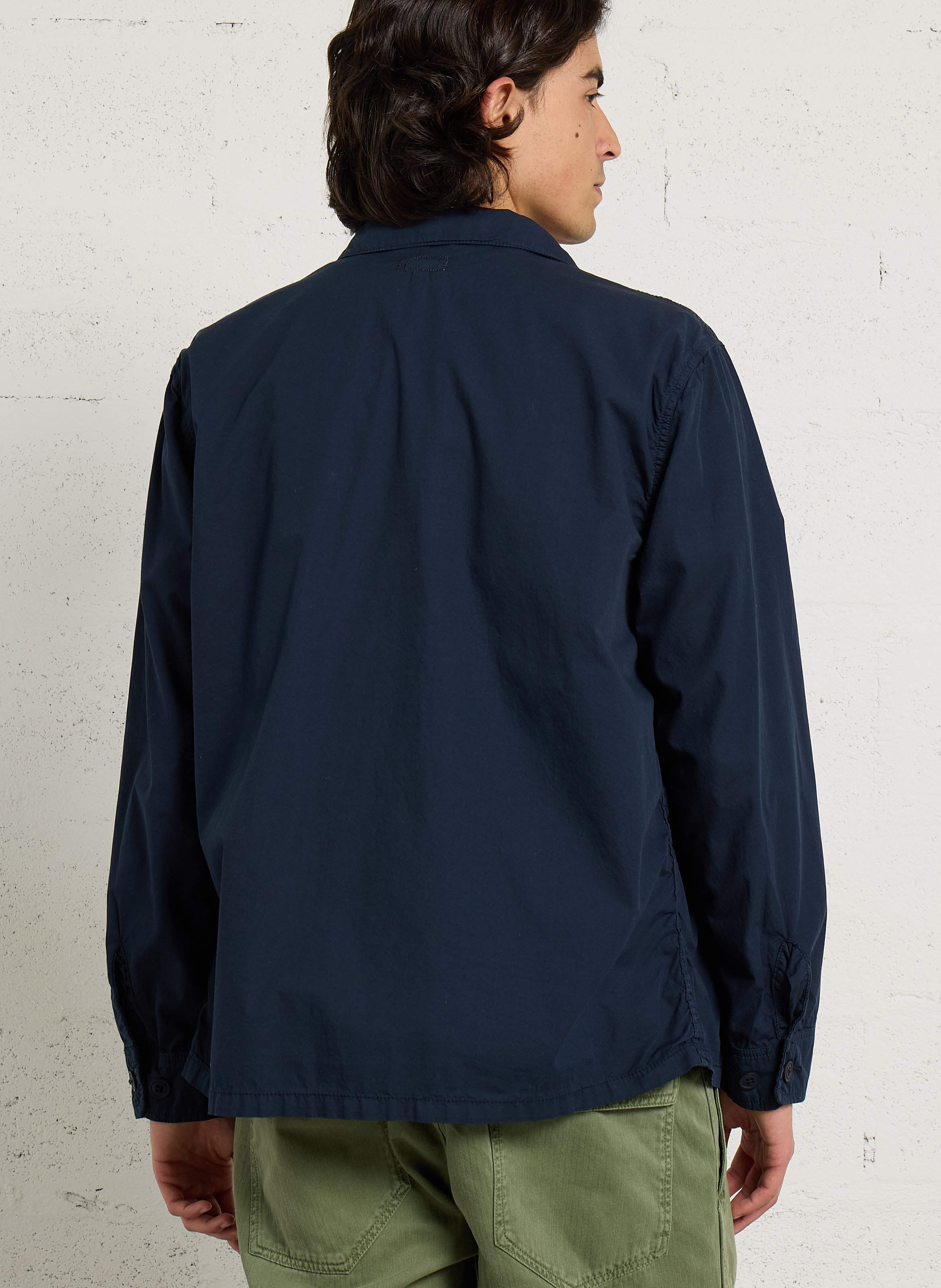 Baumwoll-Bluse HARTFORD Blau